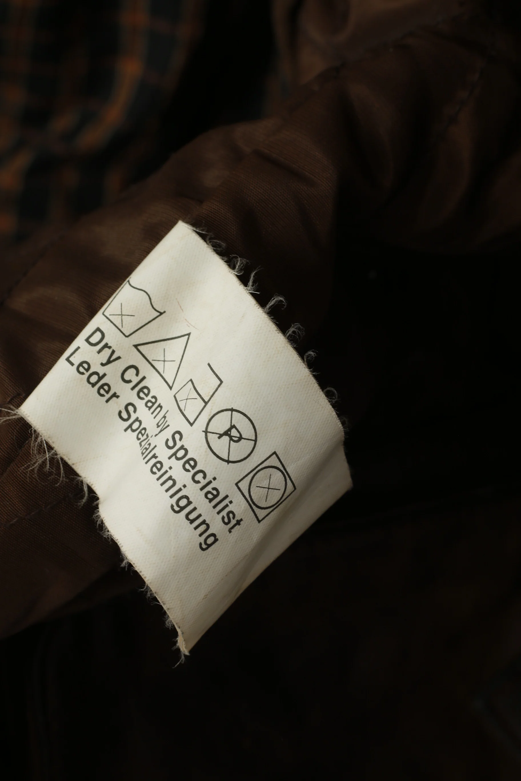 Hide Park Men L Jacket Brown Leather Full Zipper Snap Pockets Classic Top - Image 7
