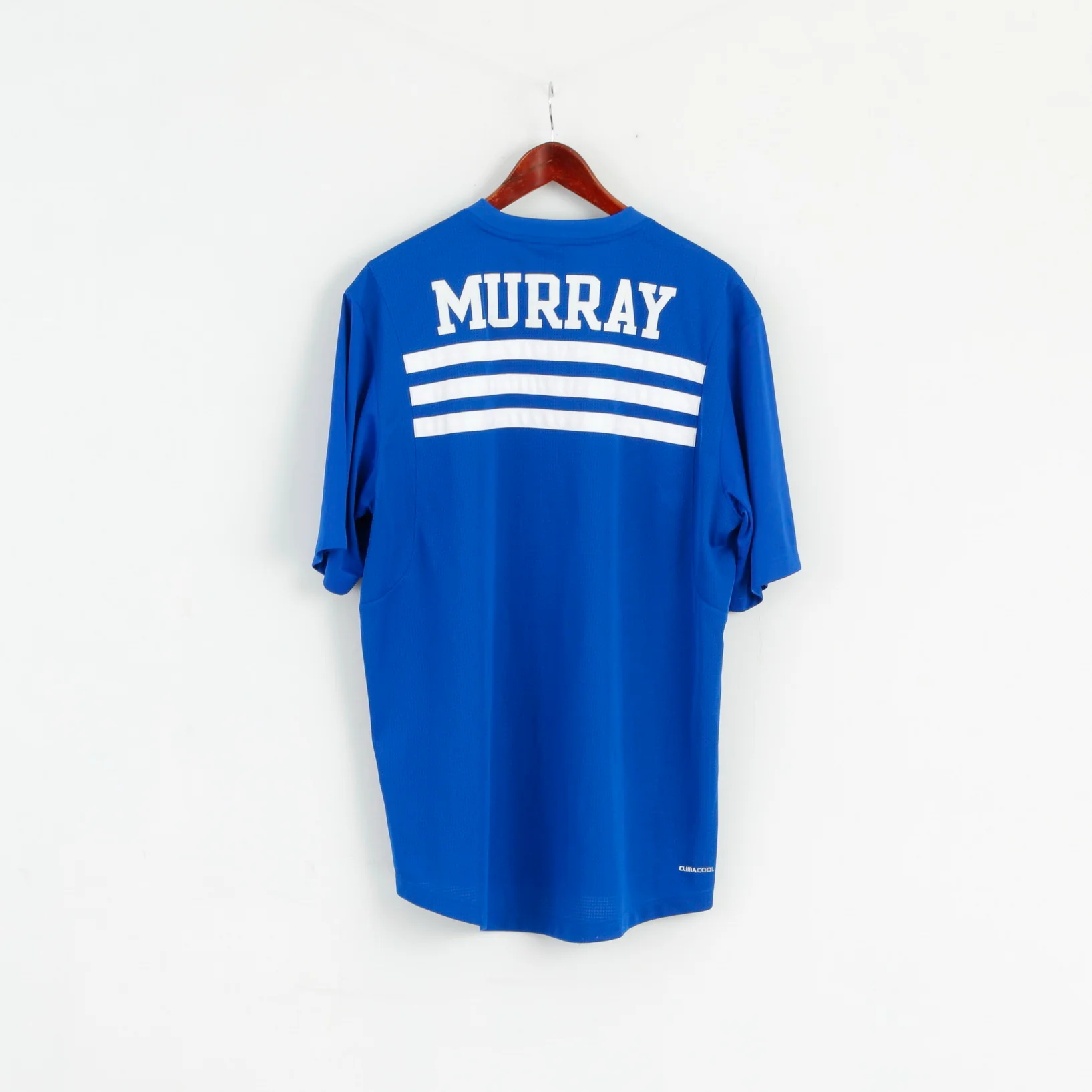Adidas Team Mens L T- Shirt Blue Spartans Vintage MURRAY Rugby Top - Image 6