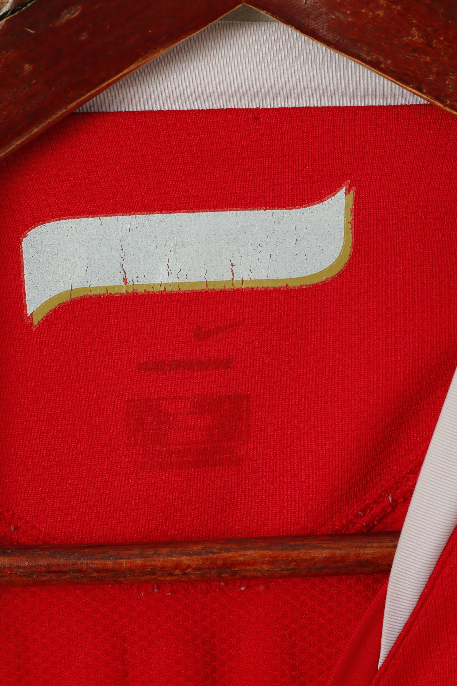 Nike Arsenal Men L Shirt Red Football Min #2 Jersey Sportswear Vintage Top - Image 3