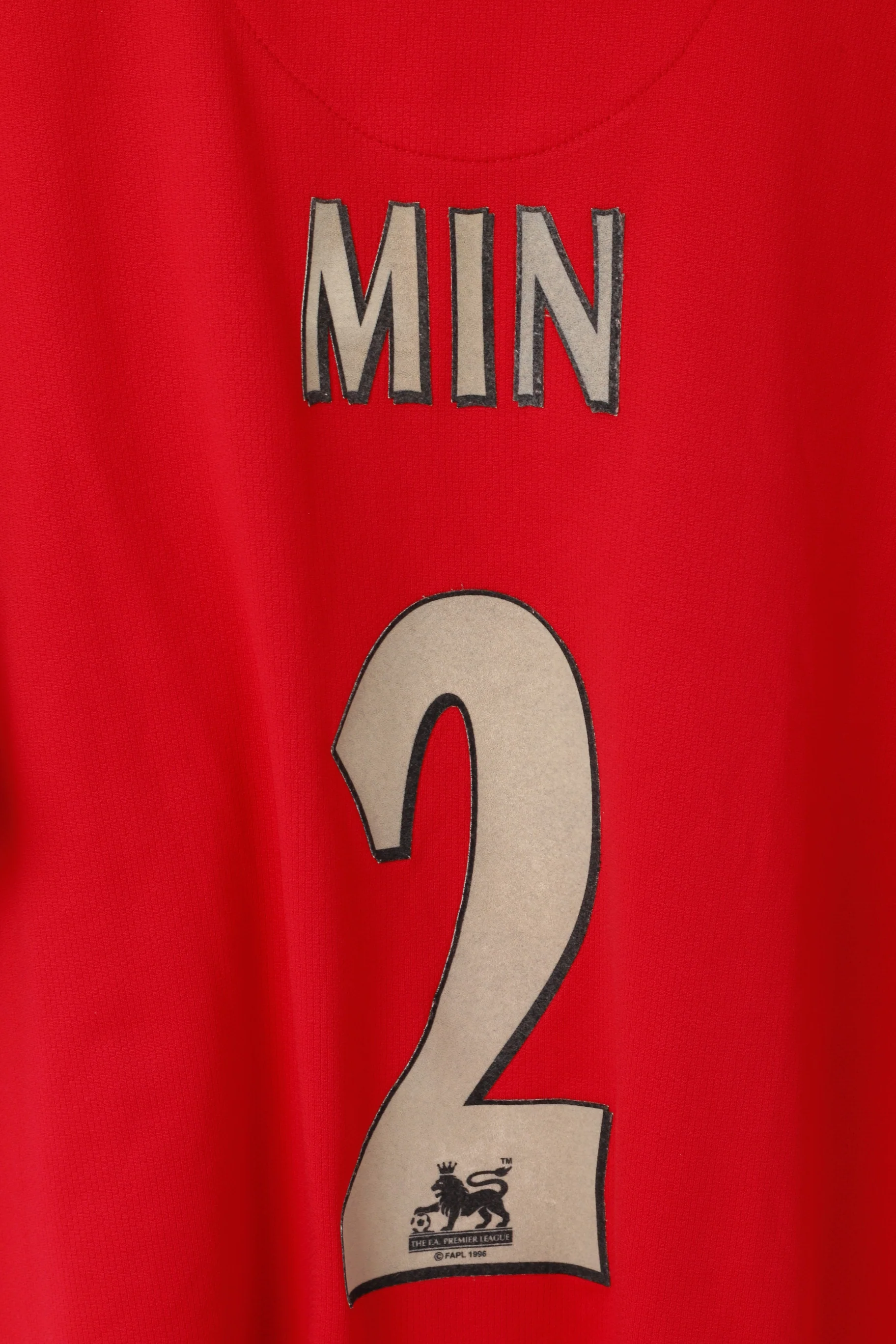 Nike Arsenal Men L Shirt Red Football Min #2 Jersey Sportswear Vintage Top - Image 5