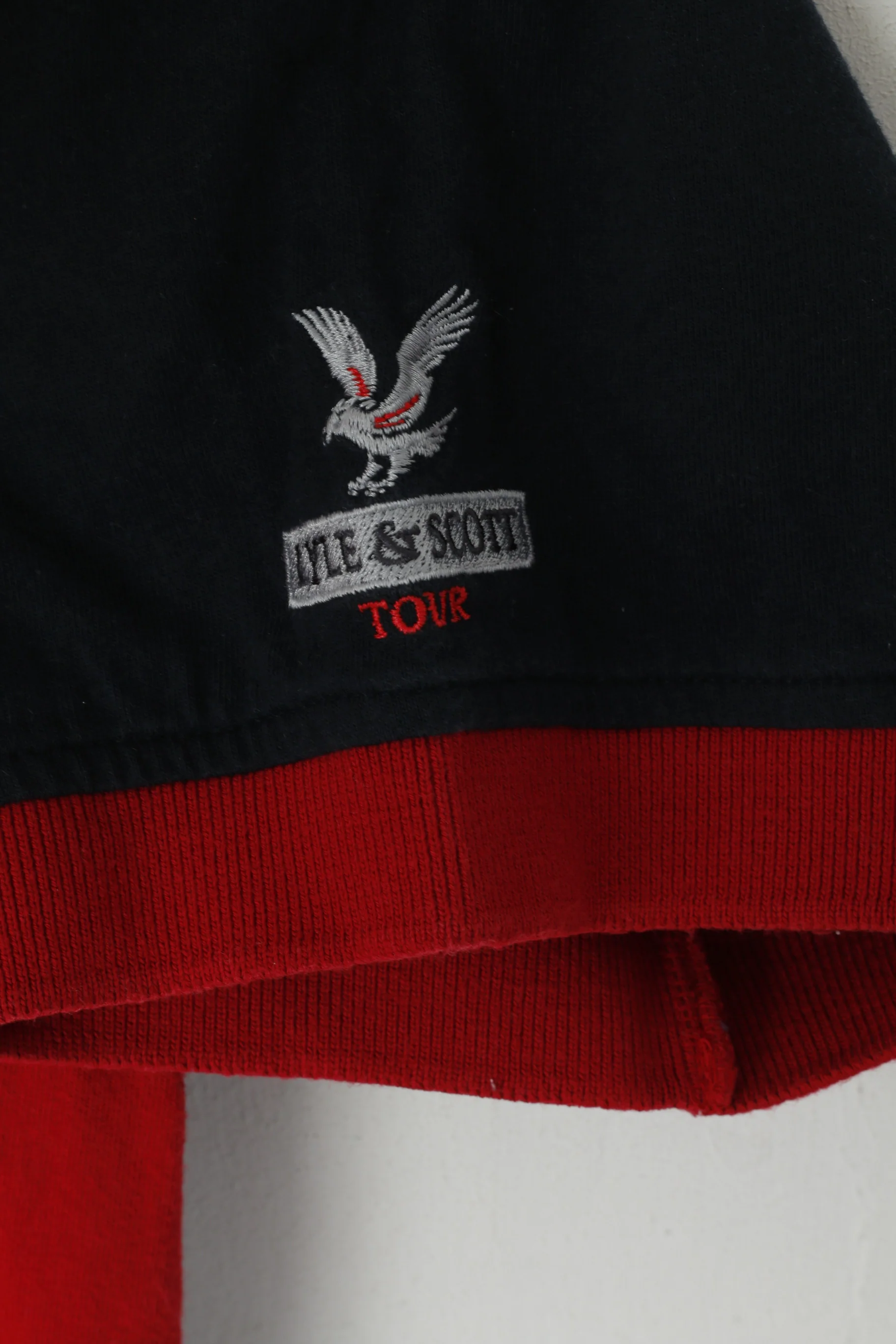 Lyle & Scott Tour Men S Polo Shirt Red Cotton Golf Las Americas Tenerife Top - Image 3