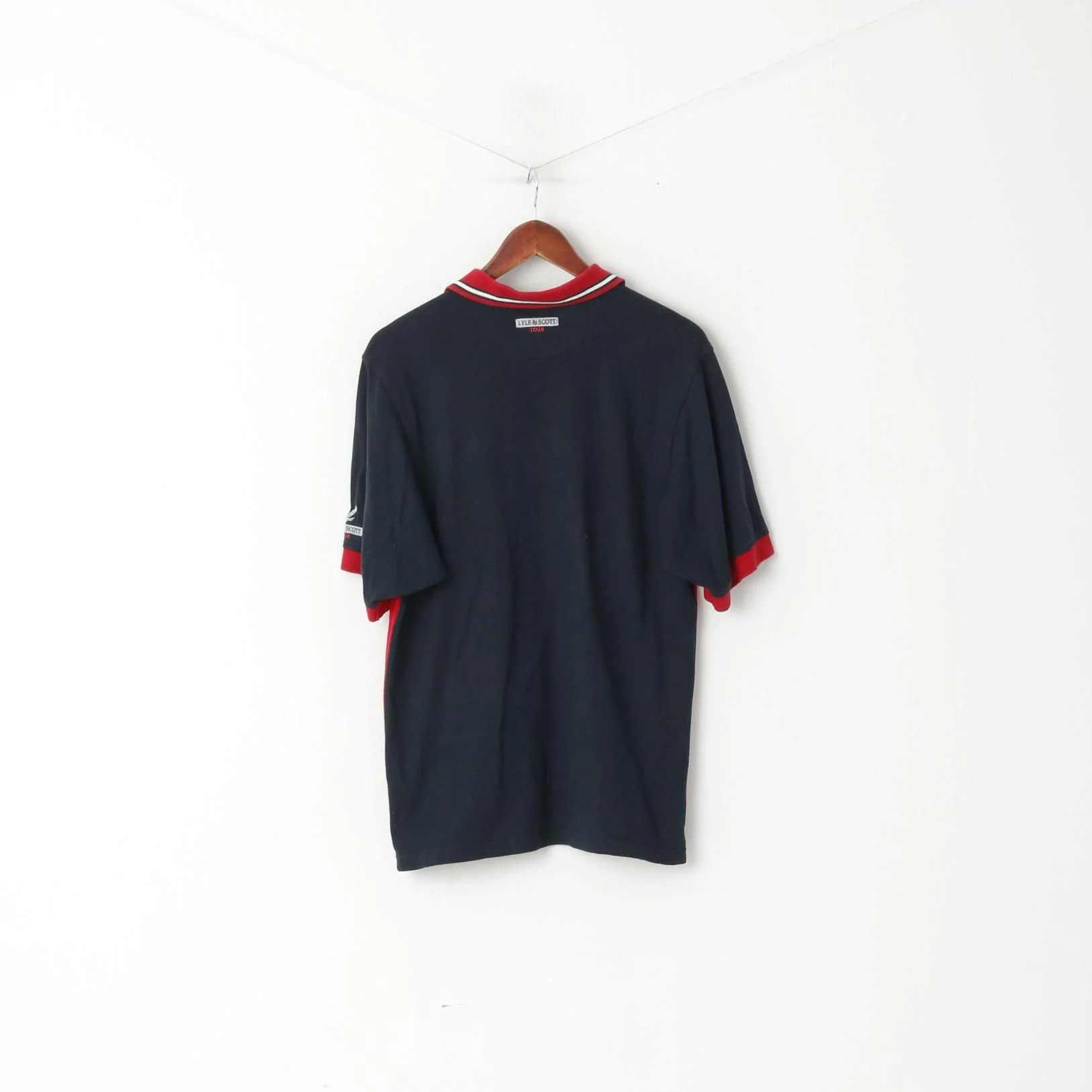 Lyle & Scott Tour Men S Polo Shirt Red Cotton Golf Las Americas Tenerife Top - Image 6