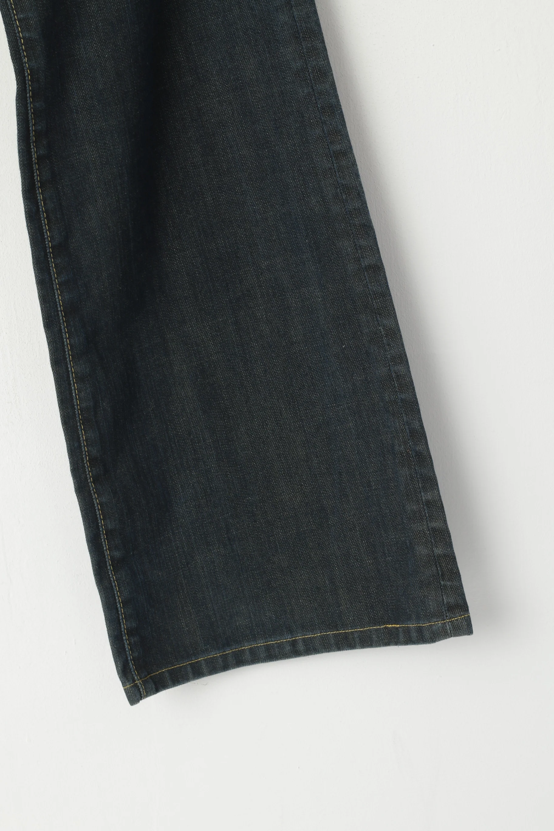 G-Star Raw Men 30 Jeans Trousers Navy Cotton 3301 Classic  Straight Leg Pants - Image 4
