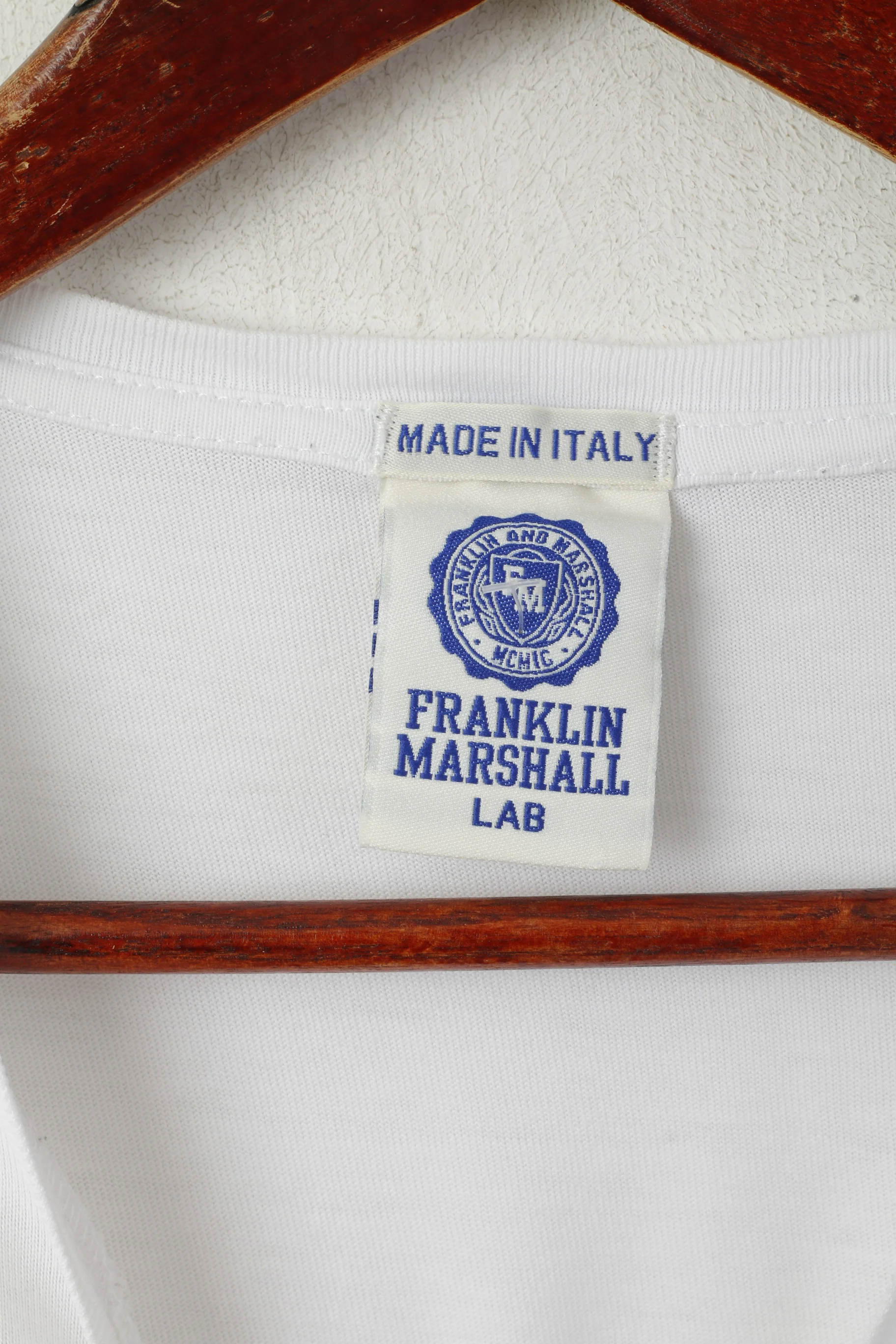 Franklin Marshall LAB Men M Shirt White Graphic Miami Summer '92 Top - Image 4