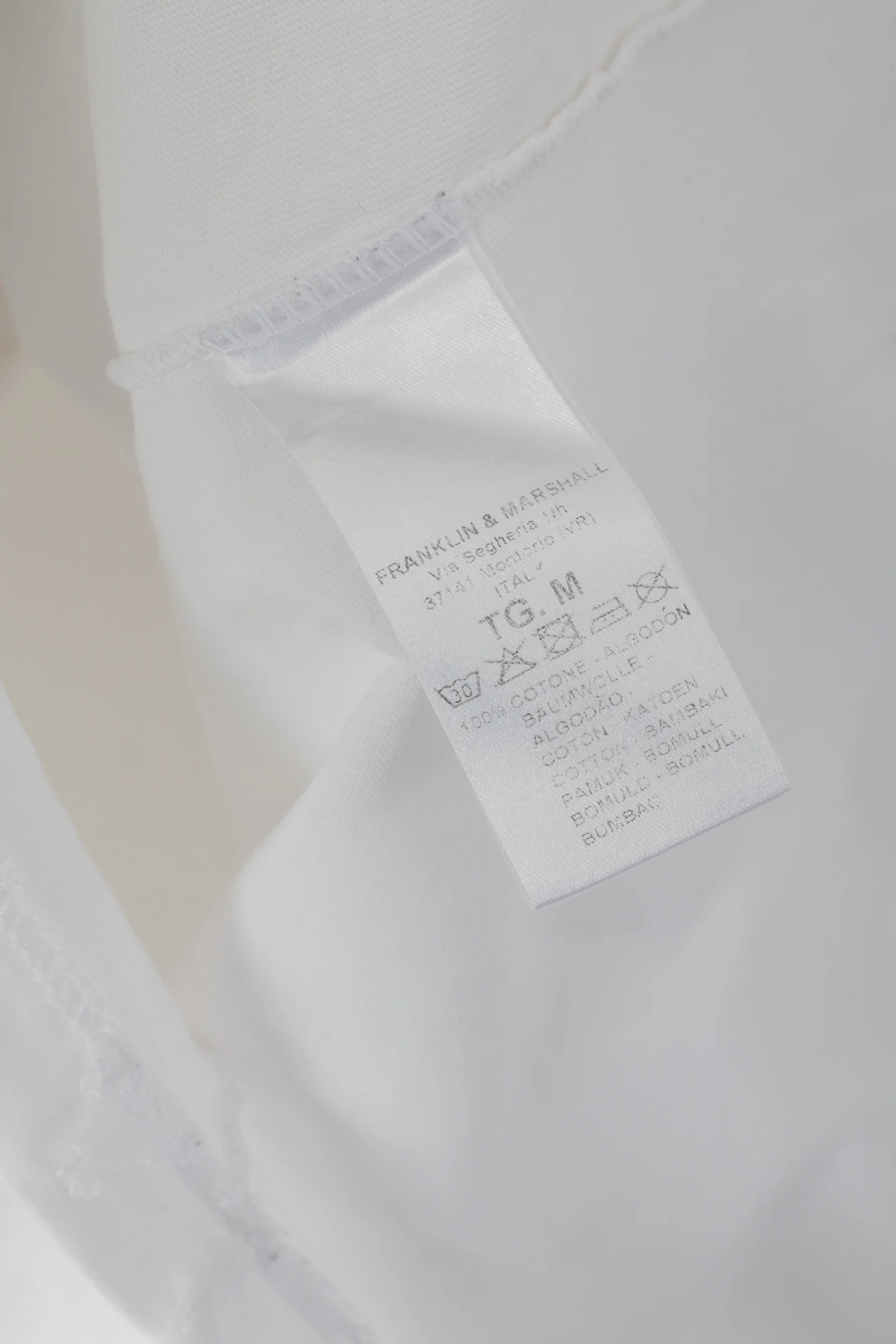 Franklin Marshall LAB Men M Shirt White Graphic Miami Summer '92 Top - Image 5