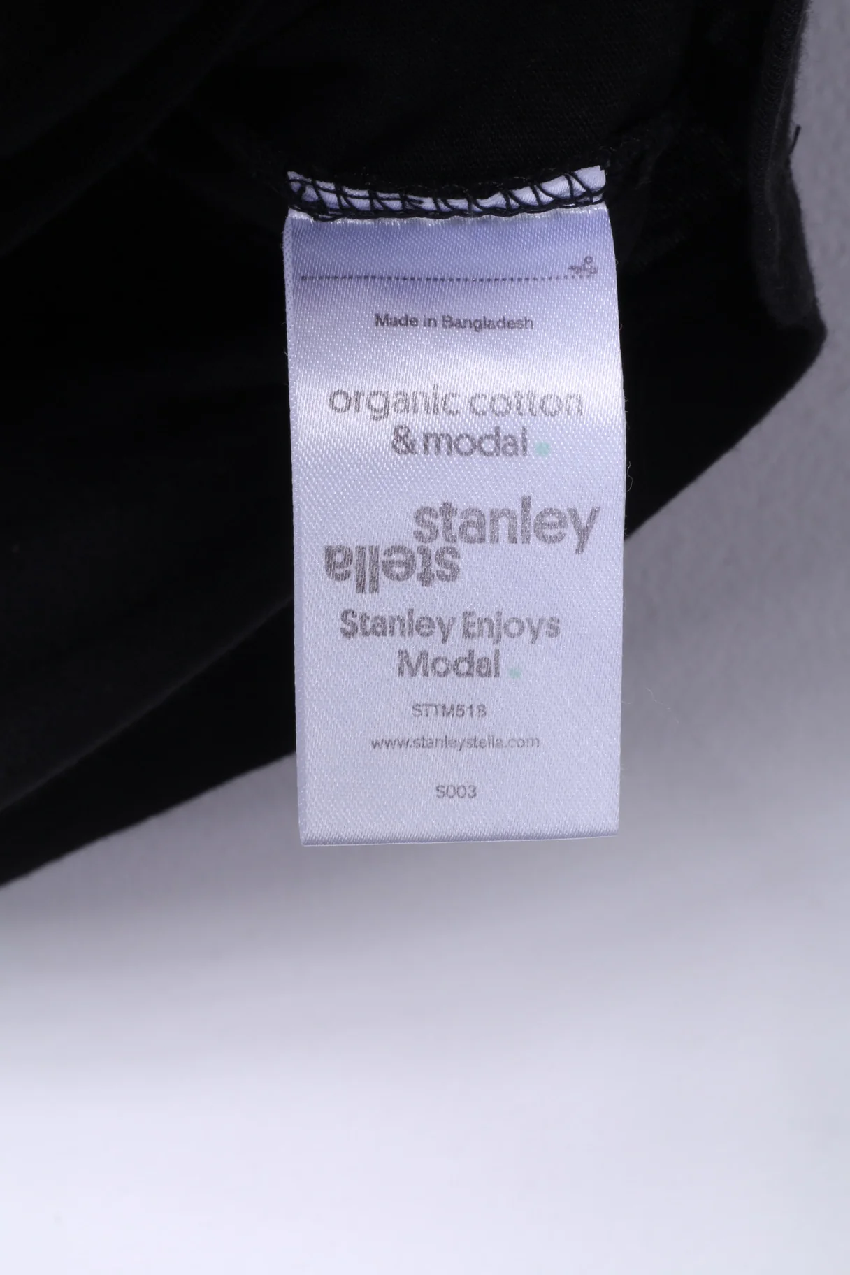 Stella Stanley Womens S T-Shirt Black Organic Cotton The Retired Rock Top - Image 5