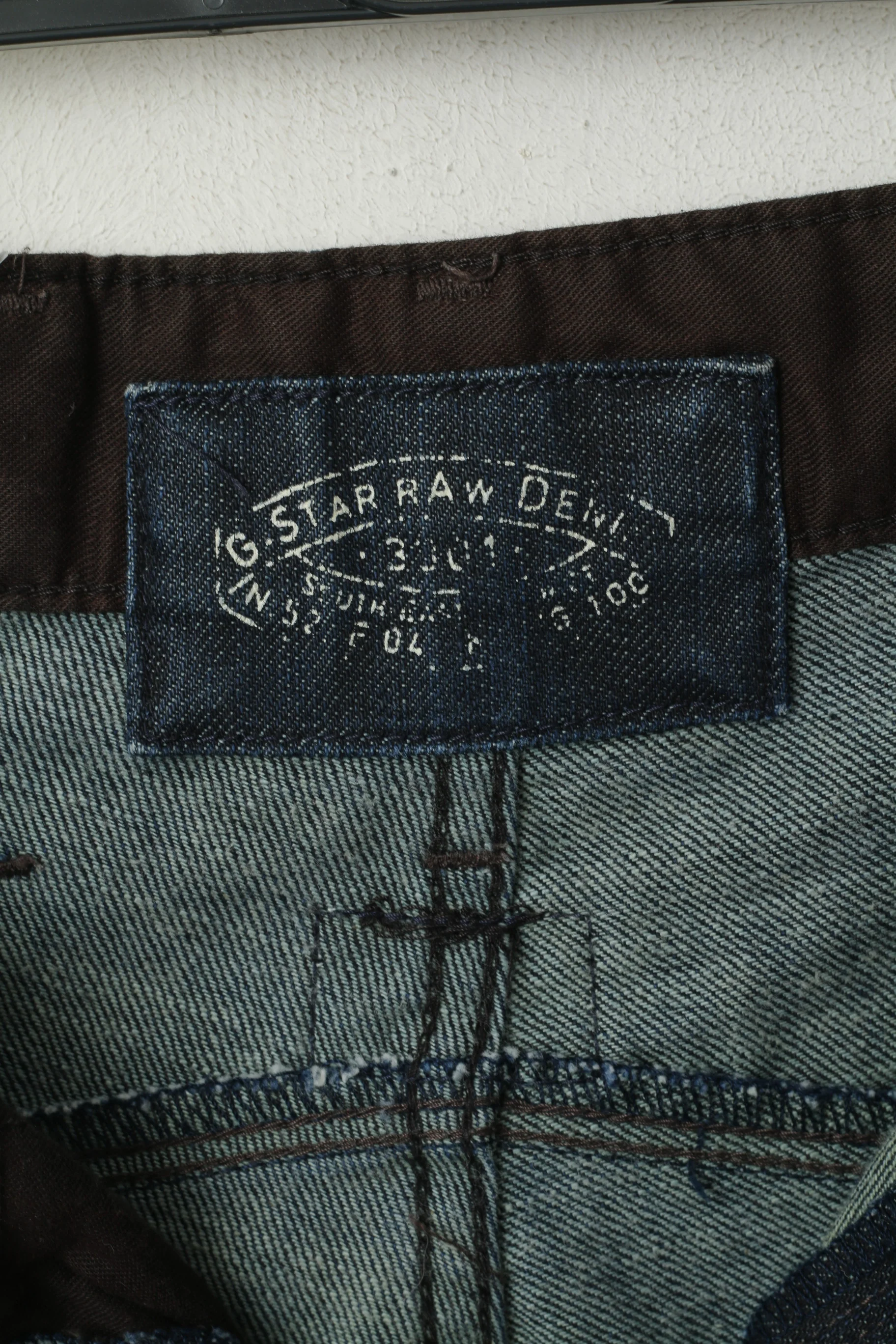 G-Star Raw Men W 27 L 30 Jeans Trousers Navy Cotton Denim Scuba Elwood Loose Pants - Image 4