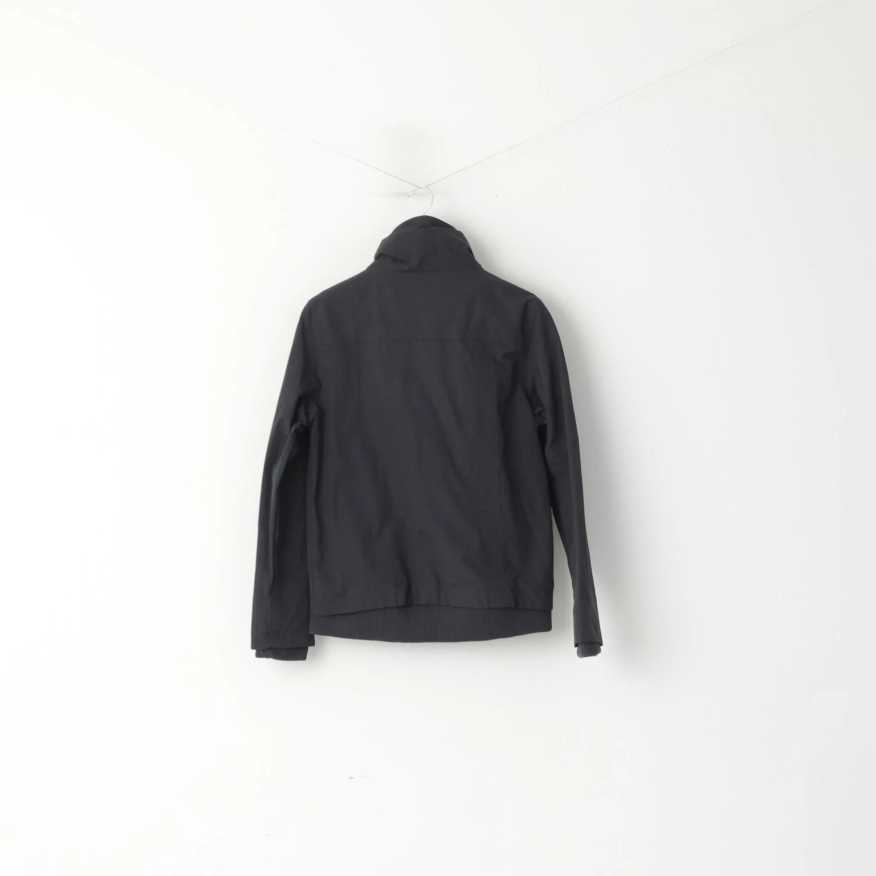 Police 883 Men 2 XS Jacket Navy Nylon 2 Zipper Waterproof Windbreaker Casual Top - Image 7