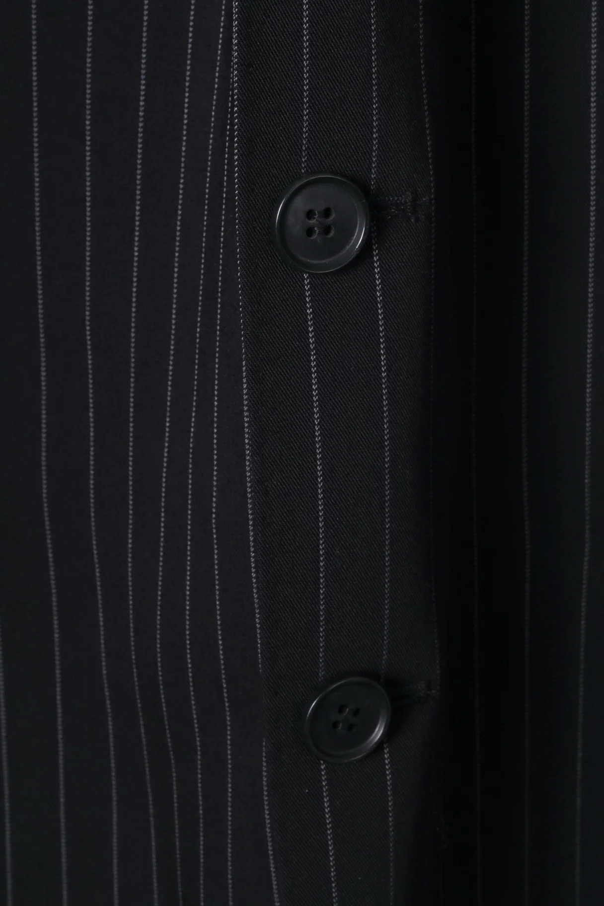 New River Island Mens 44R Blazer Black Striped Superior Quality Single Breasted Jacket - Image 4