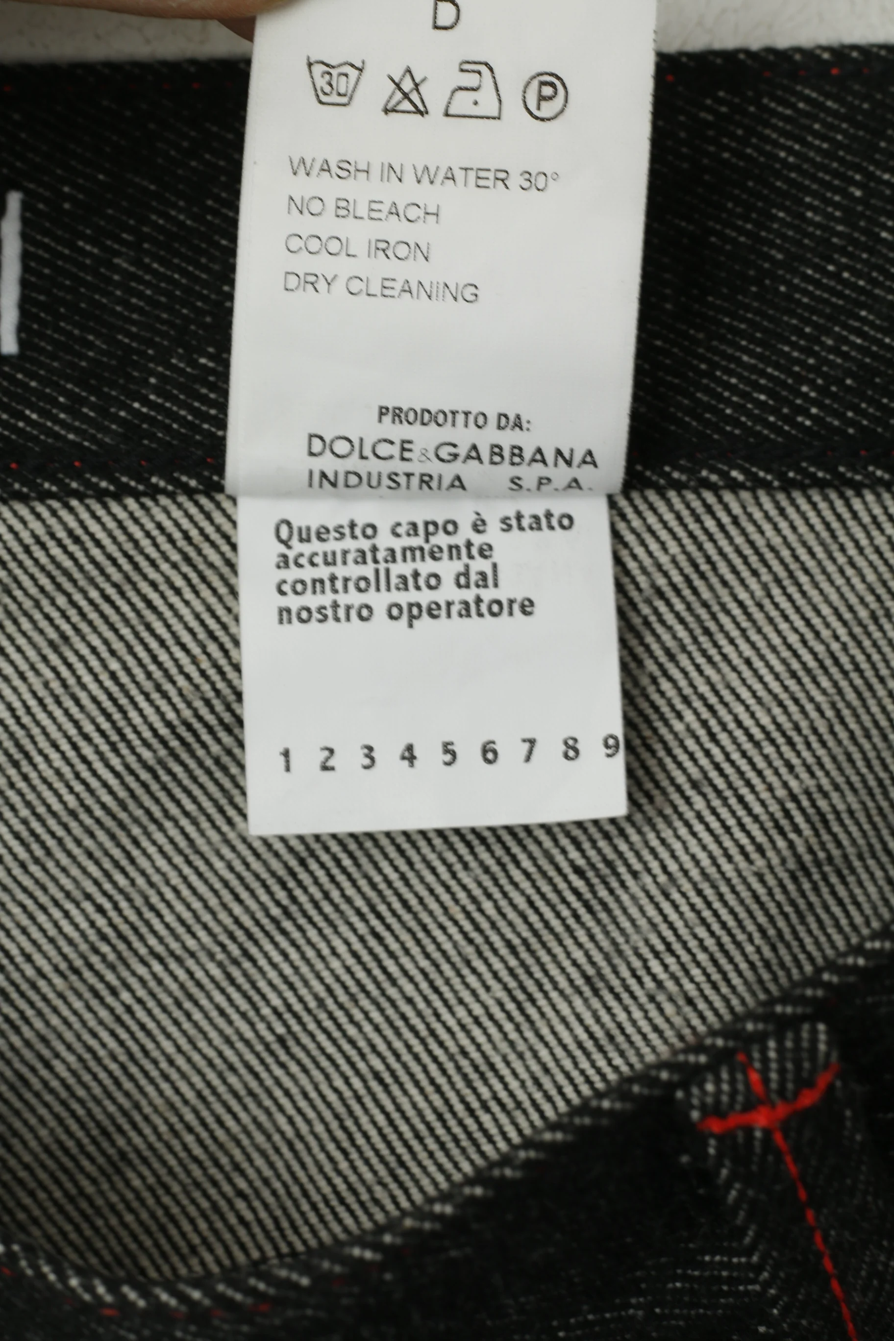 Dolce & Gabbana Women 42 Capri Trousers Black Jeans Cotton Stretch D&G Cropped Pants - Image 4