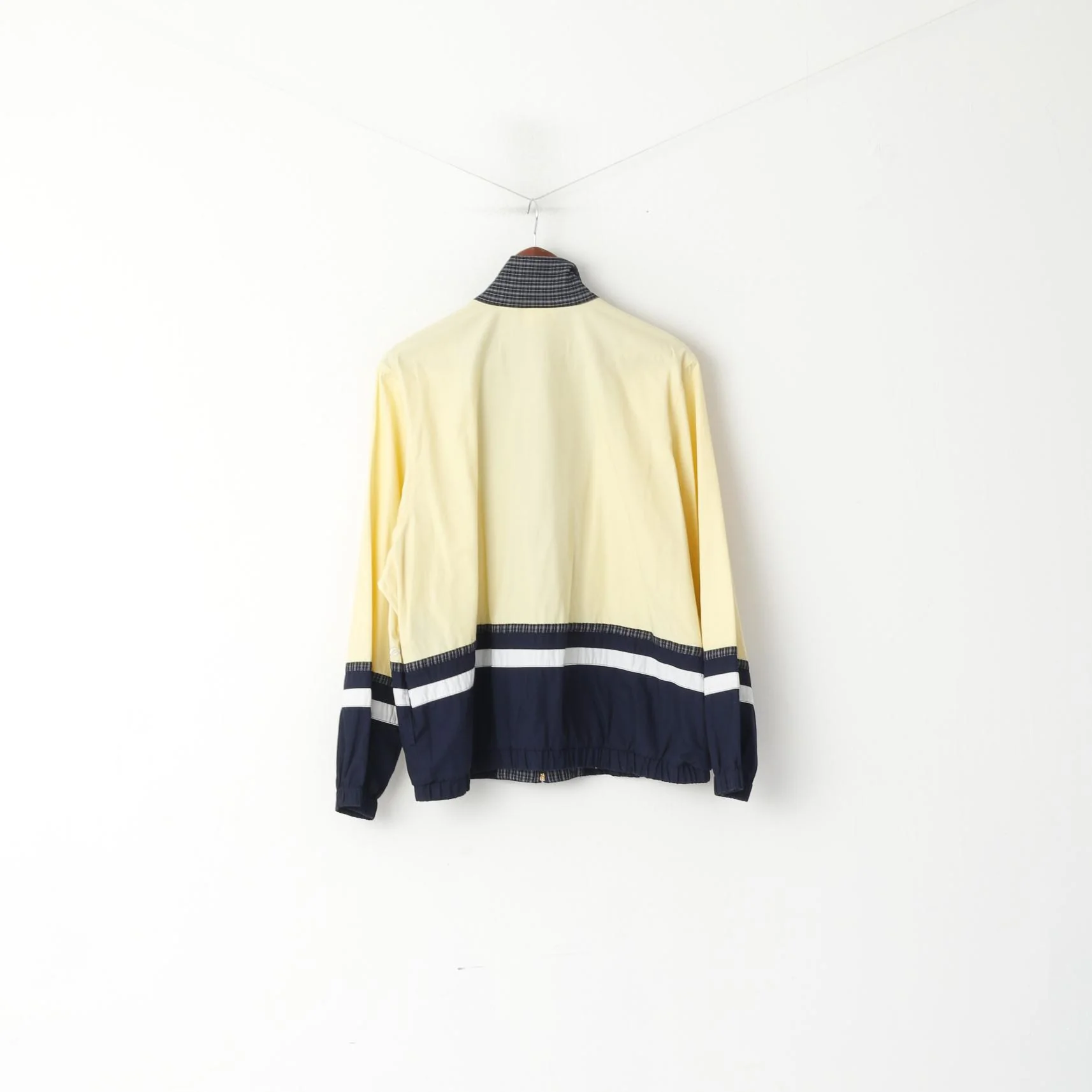 Napa Valley Women XL Jacket Yellow Cotton Vintage Lightweight Marine Retro Top - Image 5