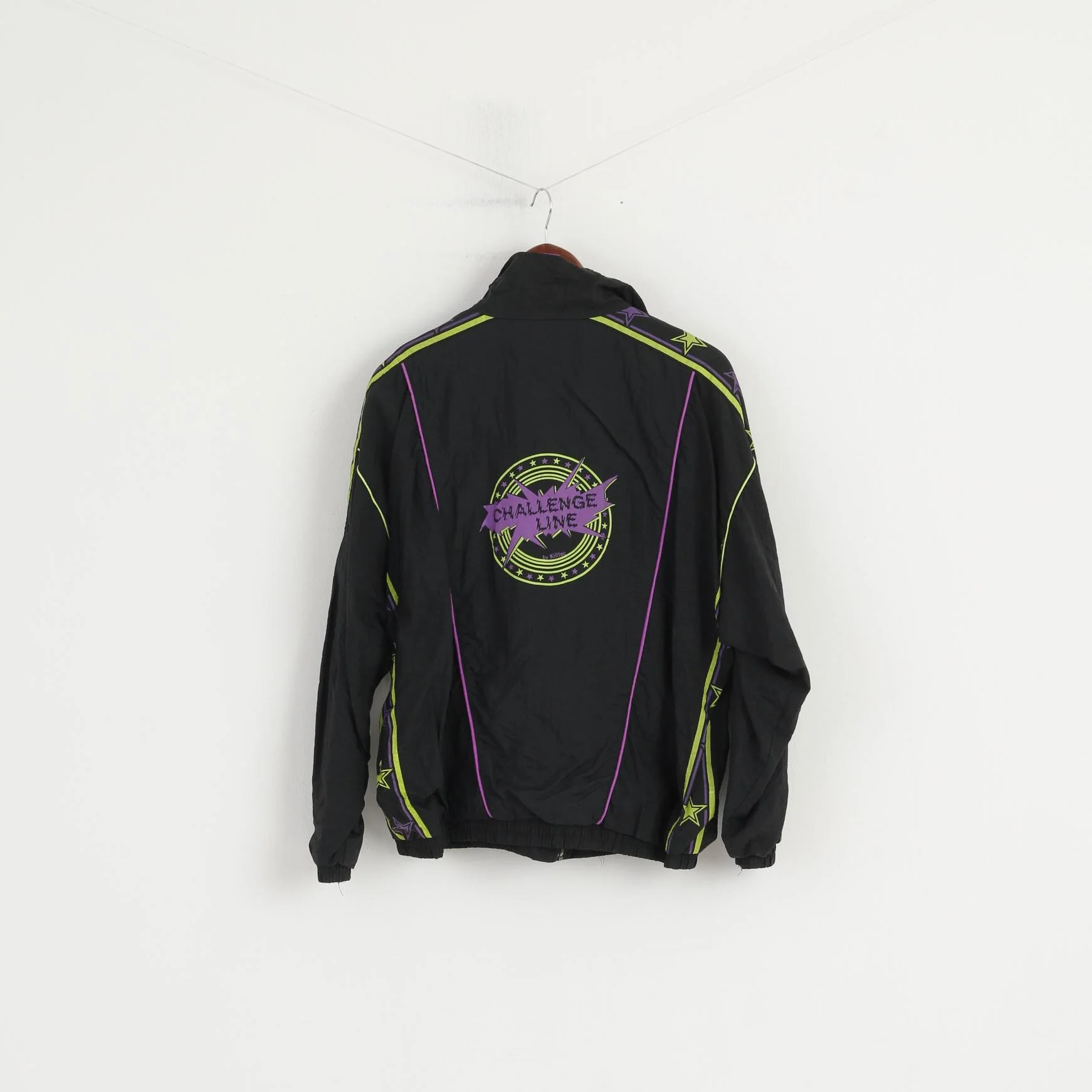 Killtec Women L Bomber Jacket Black Nylon Challenge Line Retro Activewear Top - Image 5