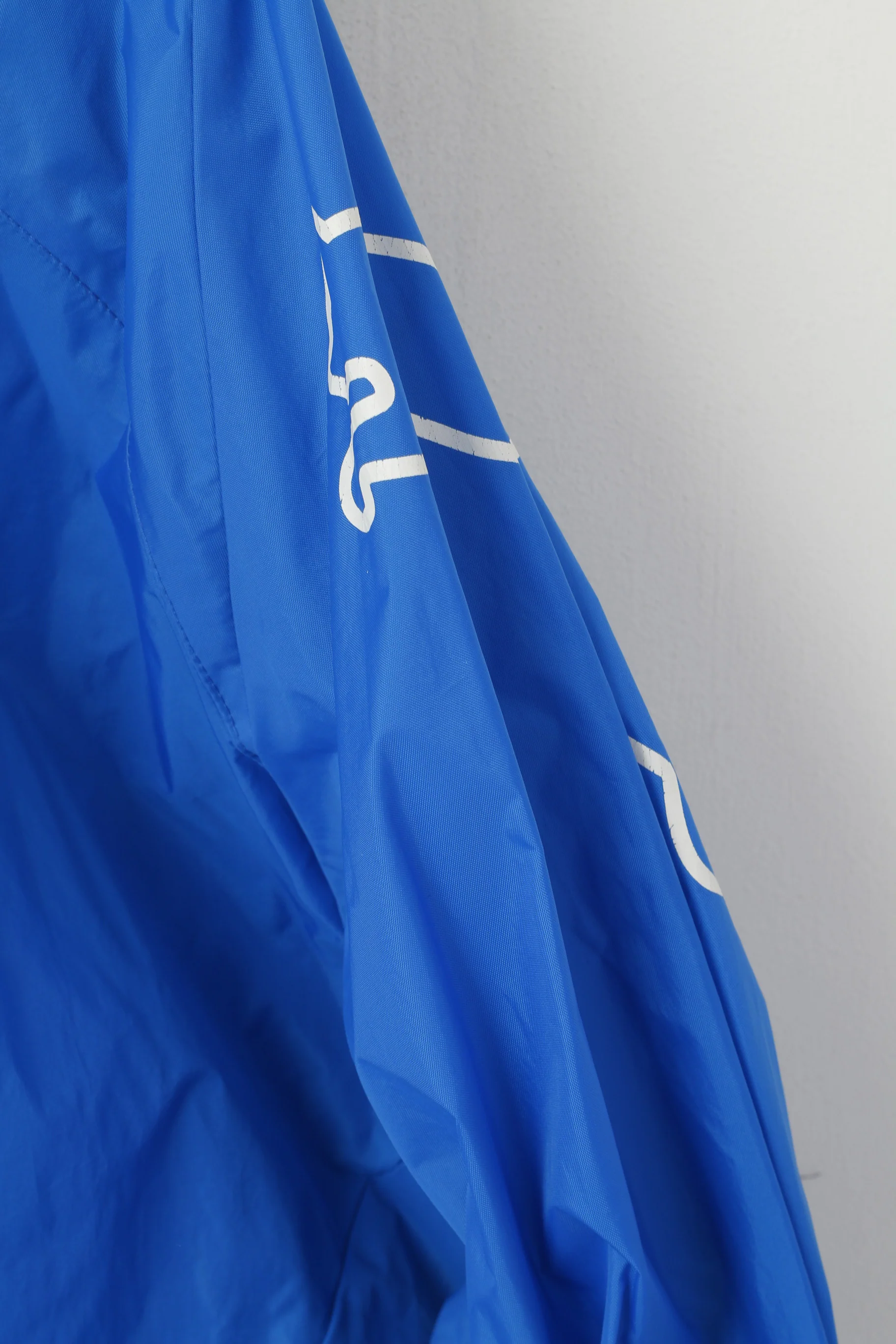 Puma Men XL Jacket Blue Nylon Waterproof Hooded Outdoor Full Zip Top - Image 3