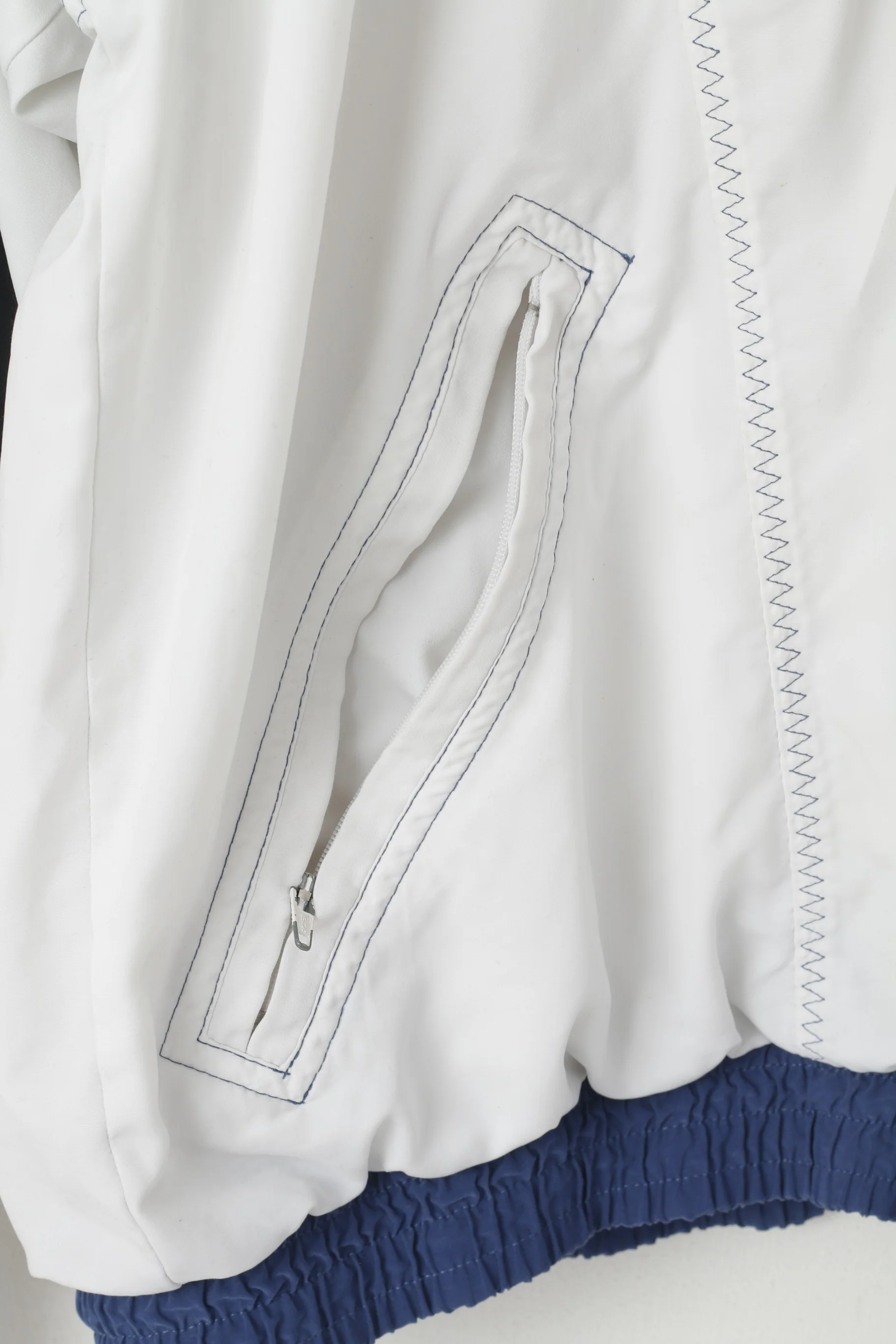 Lotto For Boris Becker Men M Jacket White Vintage Tennis Italiano Zip Up Track Top - Image 5