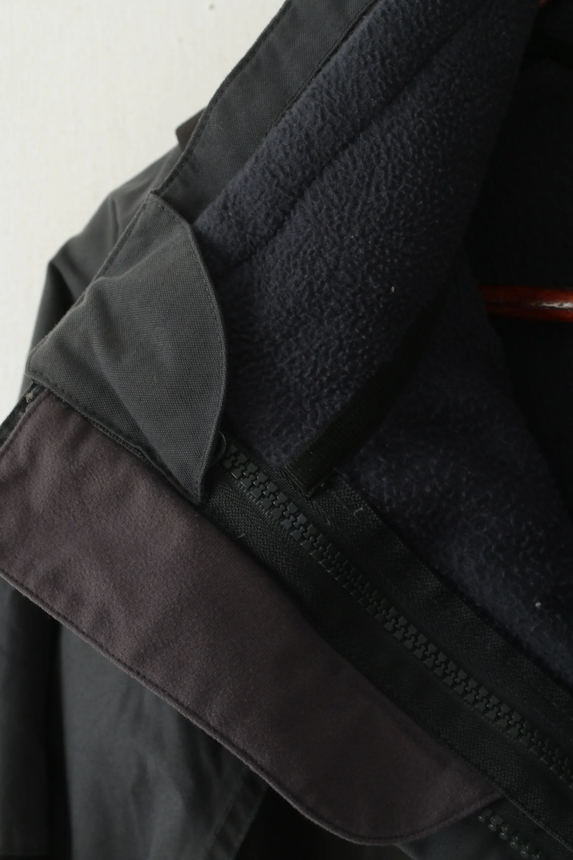 Sprayway Men M Jacket Grey 2w1 Removable Lining Fleece Full Zipper Hooded Outdoor Top - Image 5