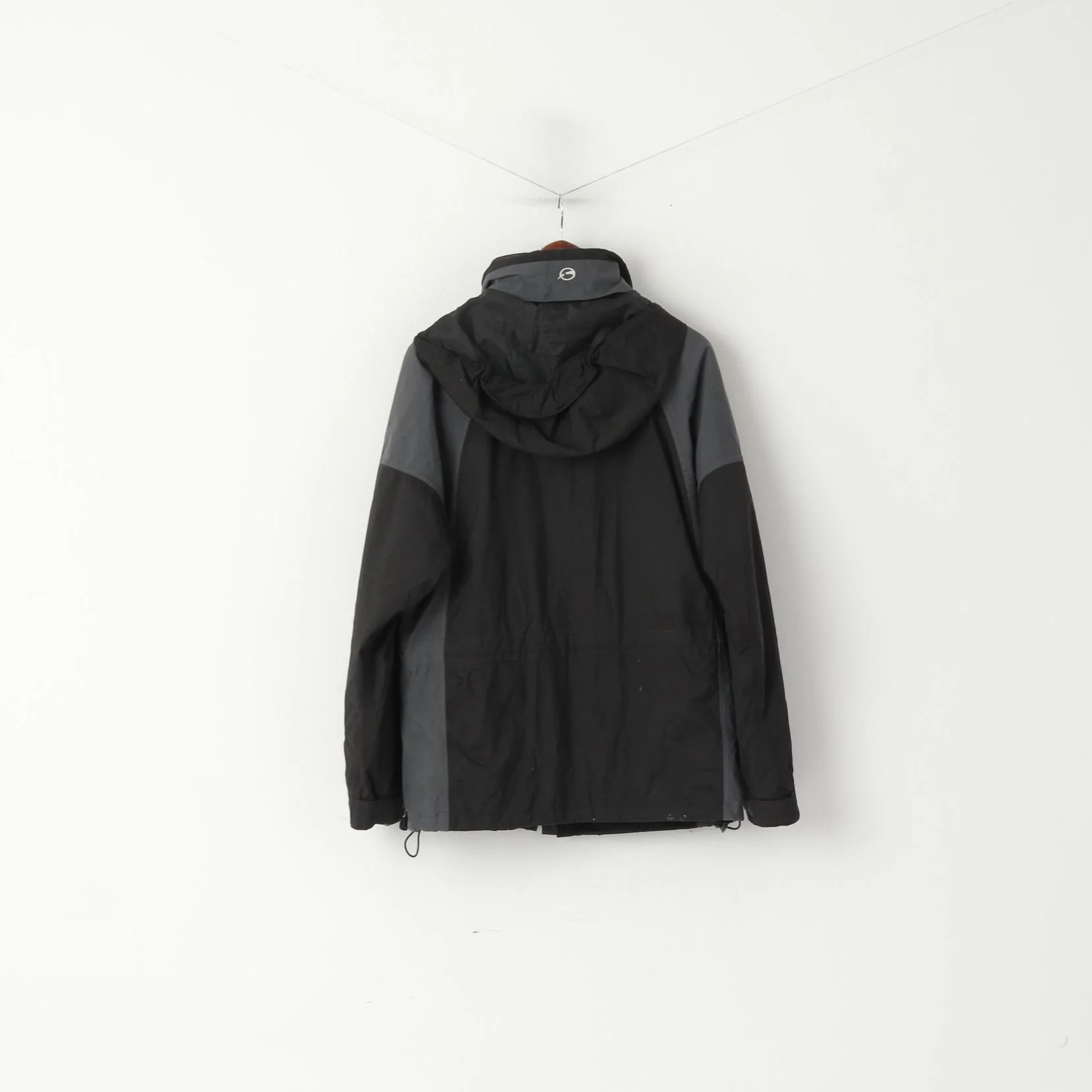 Sprayway Men M Jacket Grey 2w1 Removable Lining Fleece Full Zipper Hooded Outdoor Top - Image 7