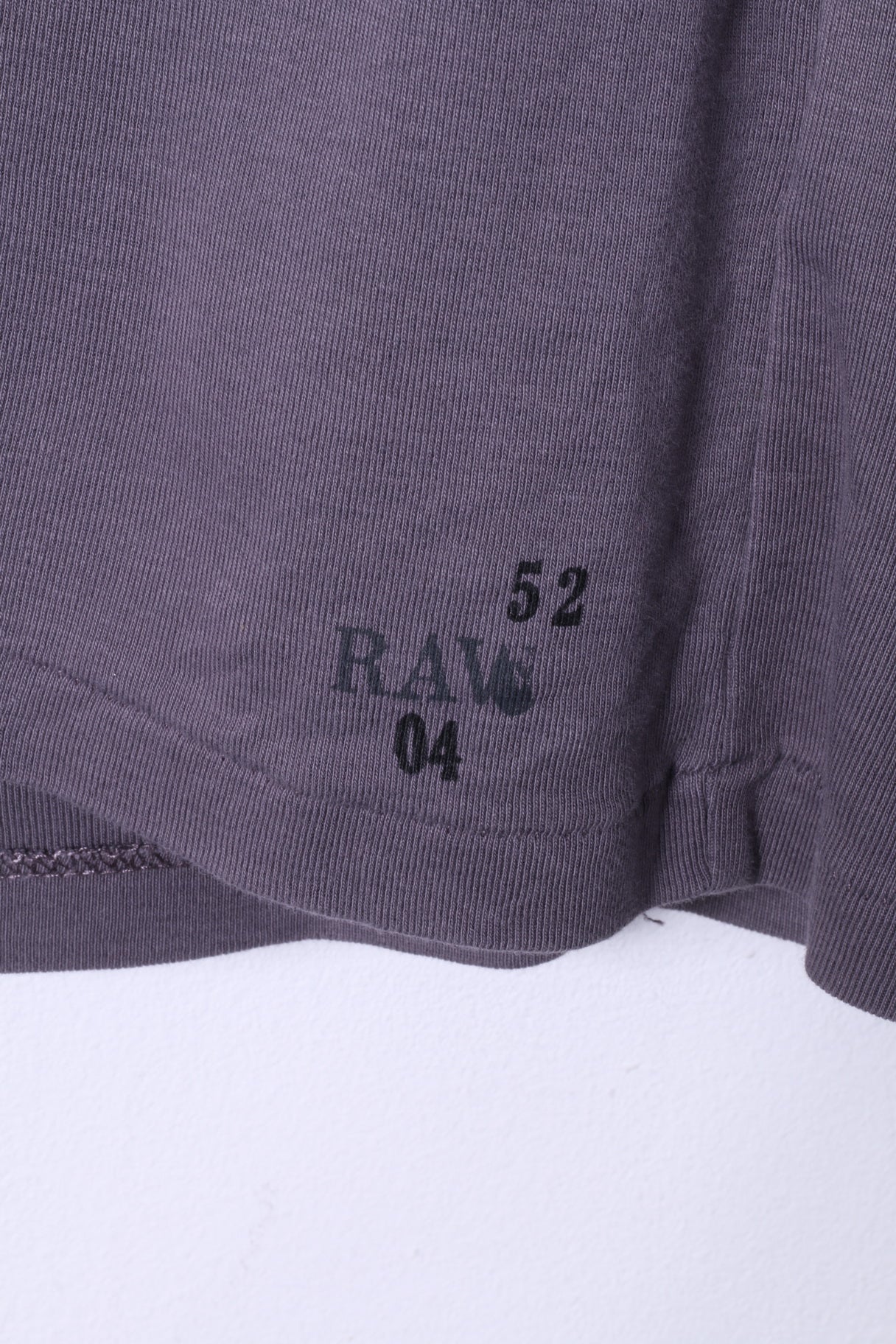 G-Star Raw Mens XL Long Sleeved Shirt Grey Stretch Cotton Radar Granddad Top - Image 4