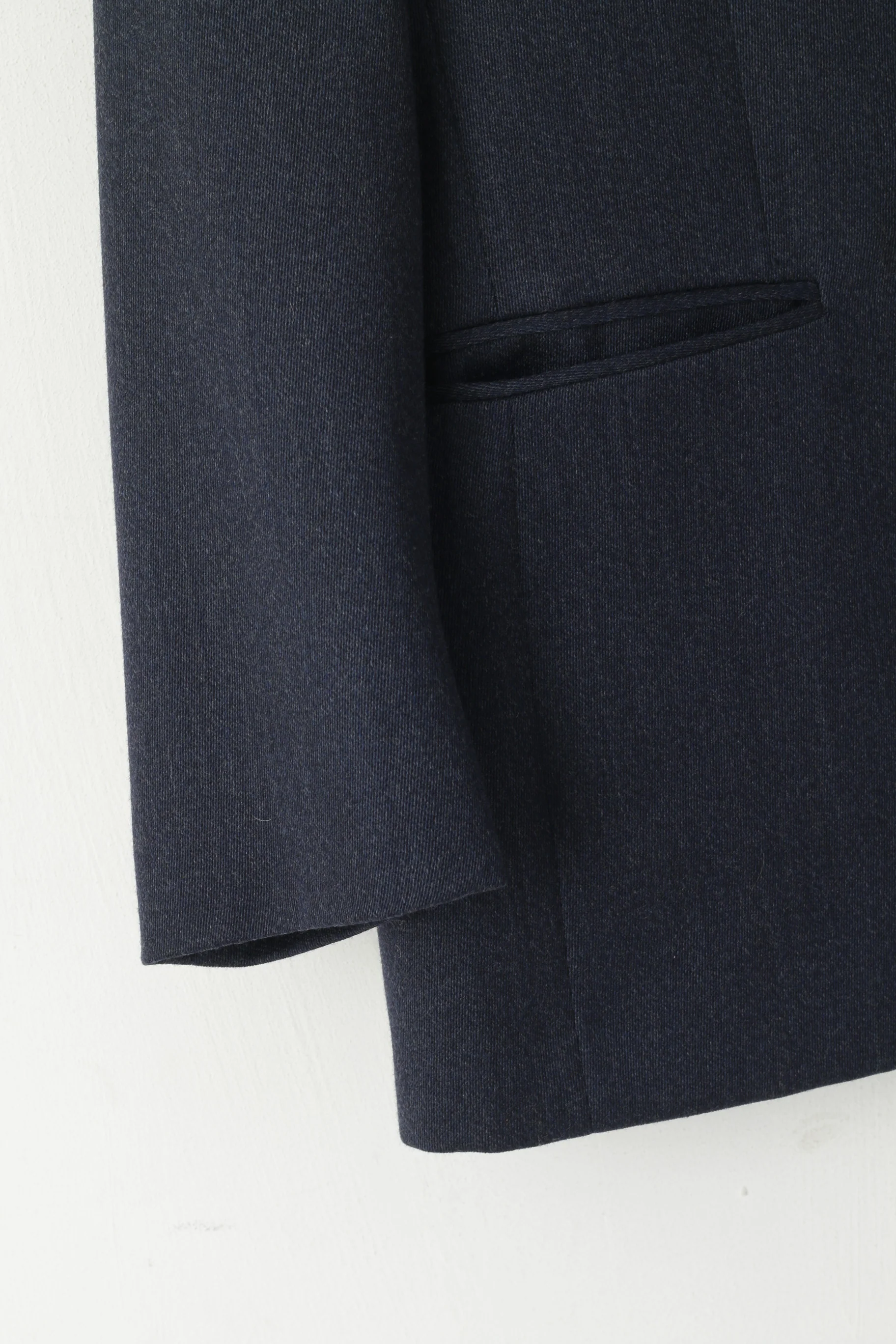 Oxford First Class Women 10 44 M Blazer Navy Gold Buttons Wool Italy Classic Jacket - Image 3