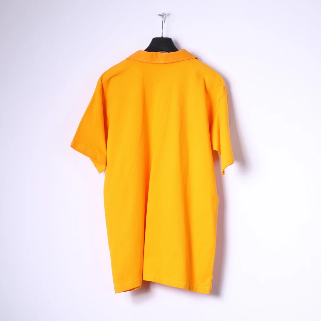 Cotton Traders Men L Polo Shirt Orange 100% Cotton Australia Rugby Top - Image 5
