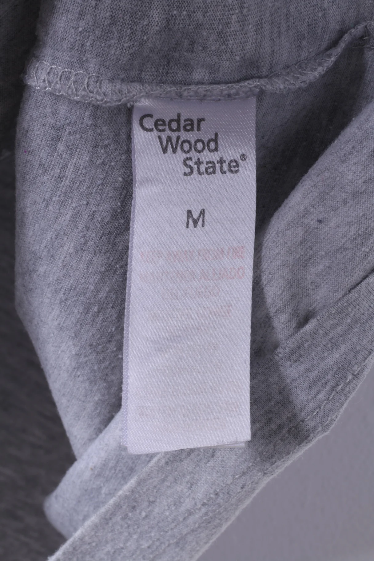 Cedar Wood State Mens M (S) T-Shirt Grey Cotton Star Wars Graphic Top - Image 5