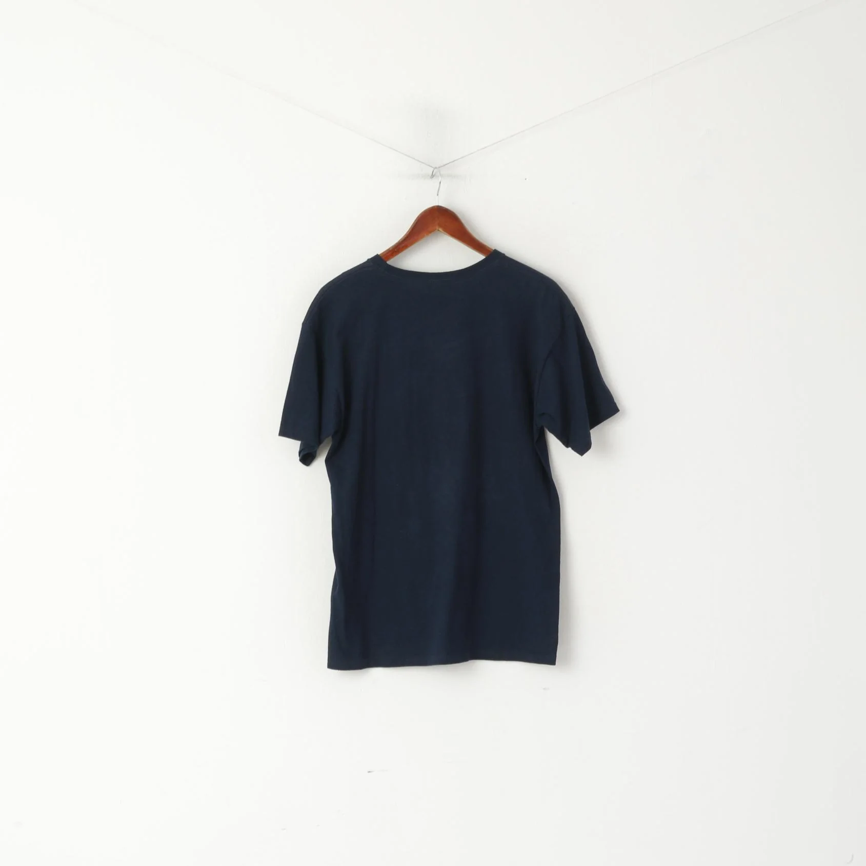 TeeFury Men M T- Shirt Navy Cotton Graphic Police Public Call Box Funny Top - Image 4