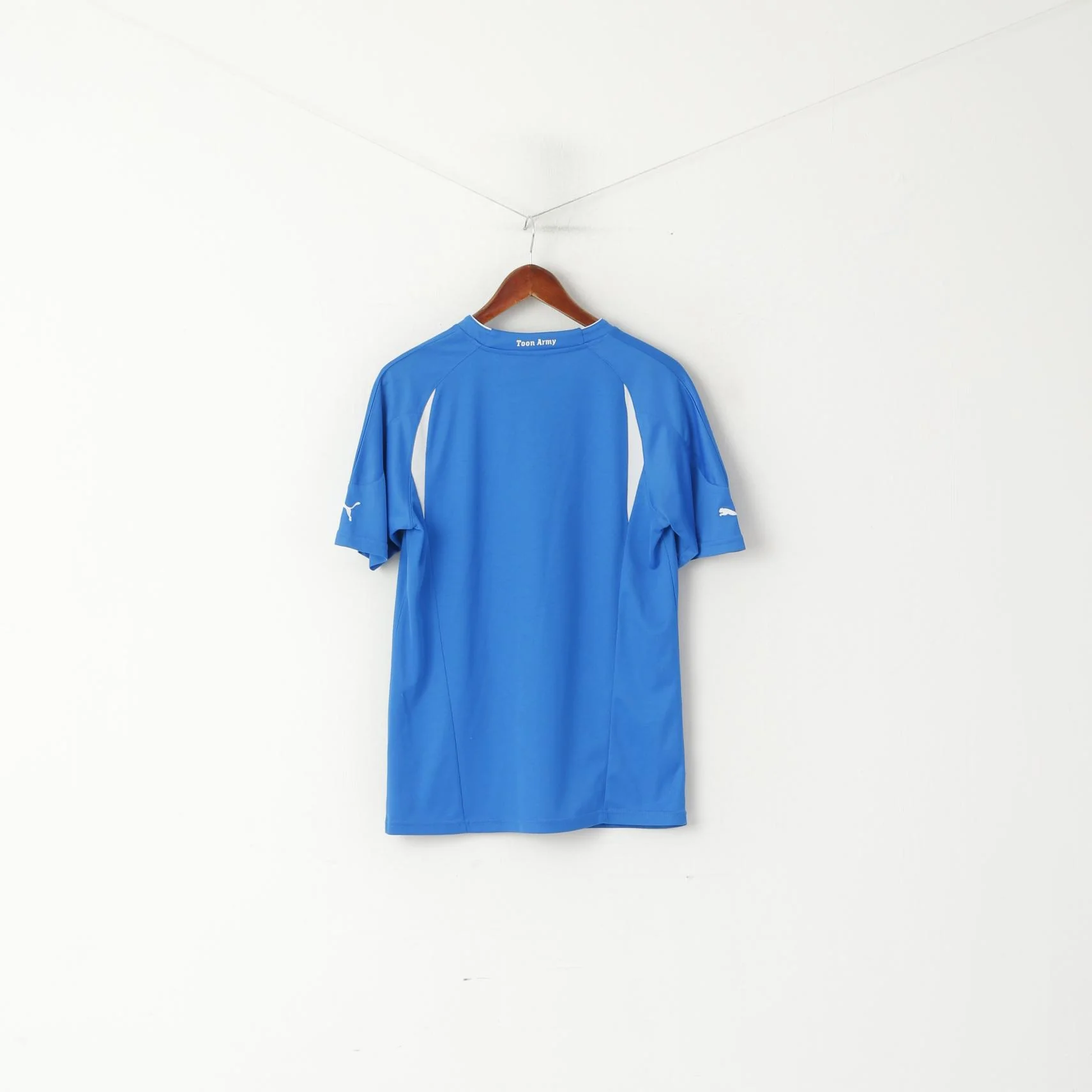 Puma Newcastle United Men S Shirt Blue Football Club Toon Army Jersey Top - Image 5