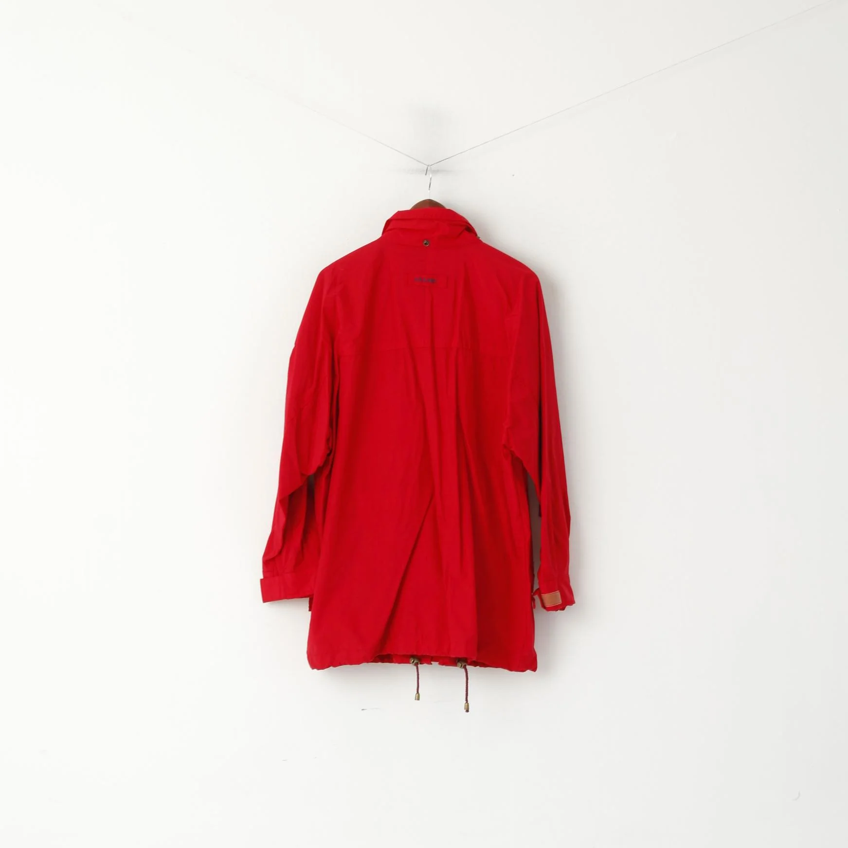 Jack & Jones Men M Jacket Red Nylon Lightweight Sportswear Retro Outdoor Top - Image 7