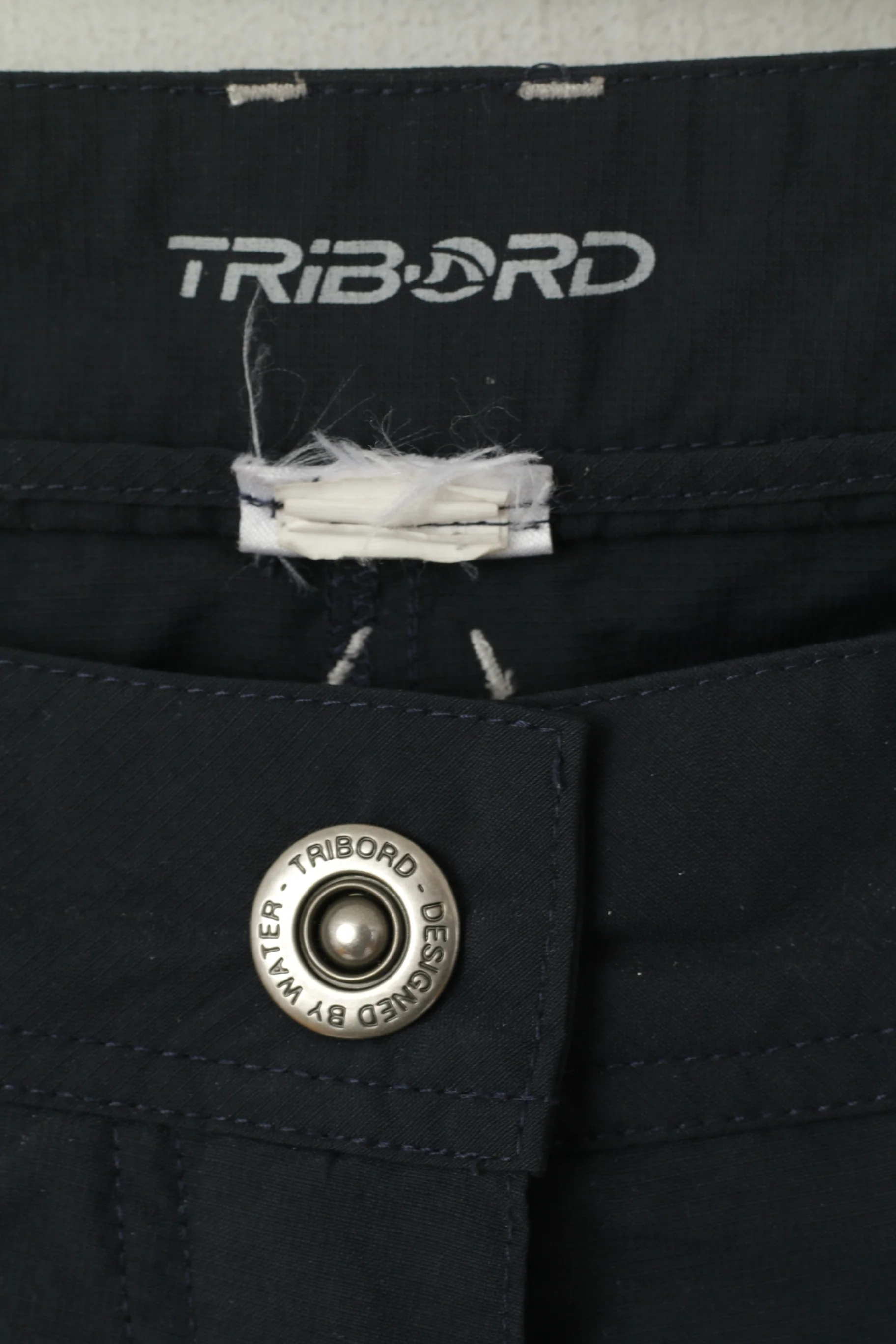 Tribord Women M Trousers Navy Outdoor Hiking Activewear Pockets Pants - Image 3