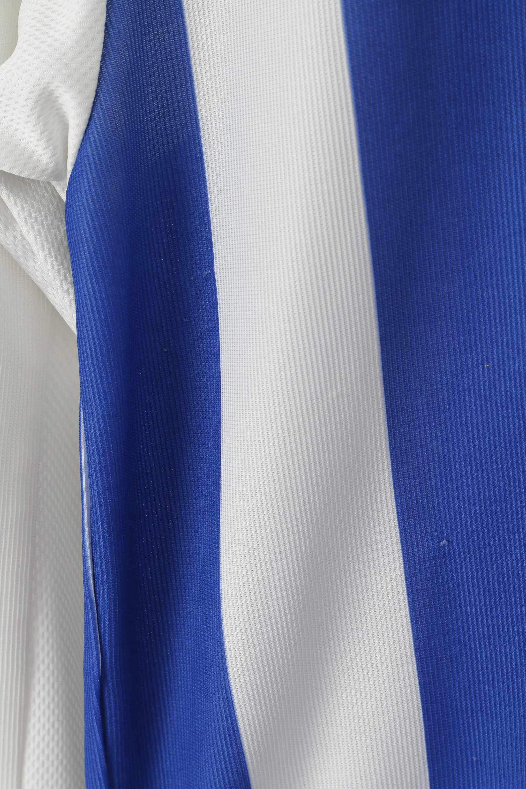 Adidas Men S Polo Shirt Blue Vintage FC Hansa Schwanewede Football #5 Jersey Top - Image 4
