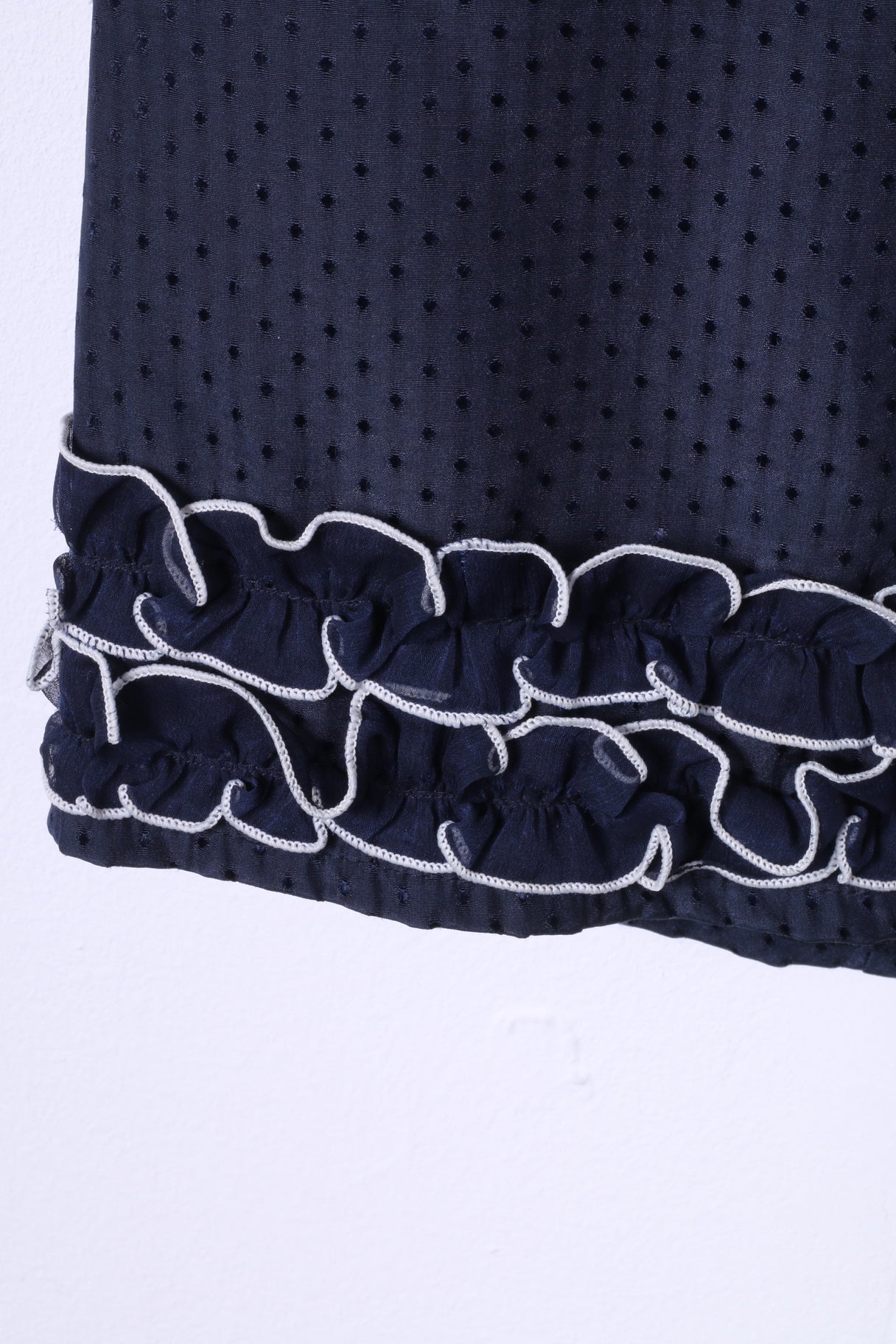 Darimeya Womens S/M Mini Dress Navy Summer Sweet Boho Tunic - Image 5