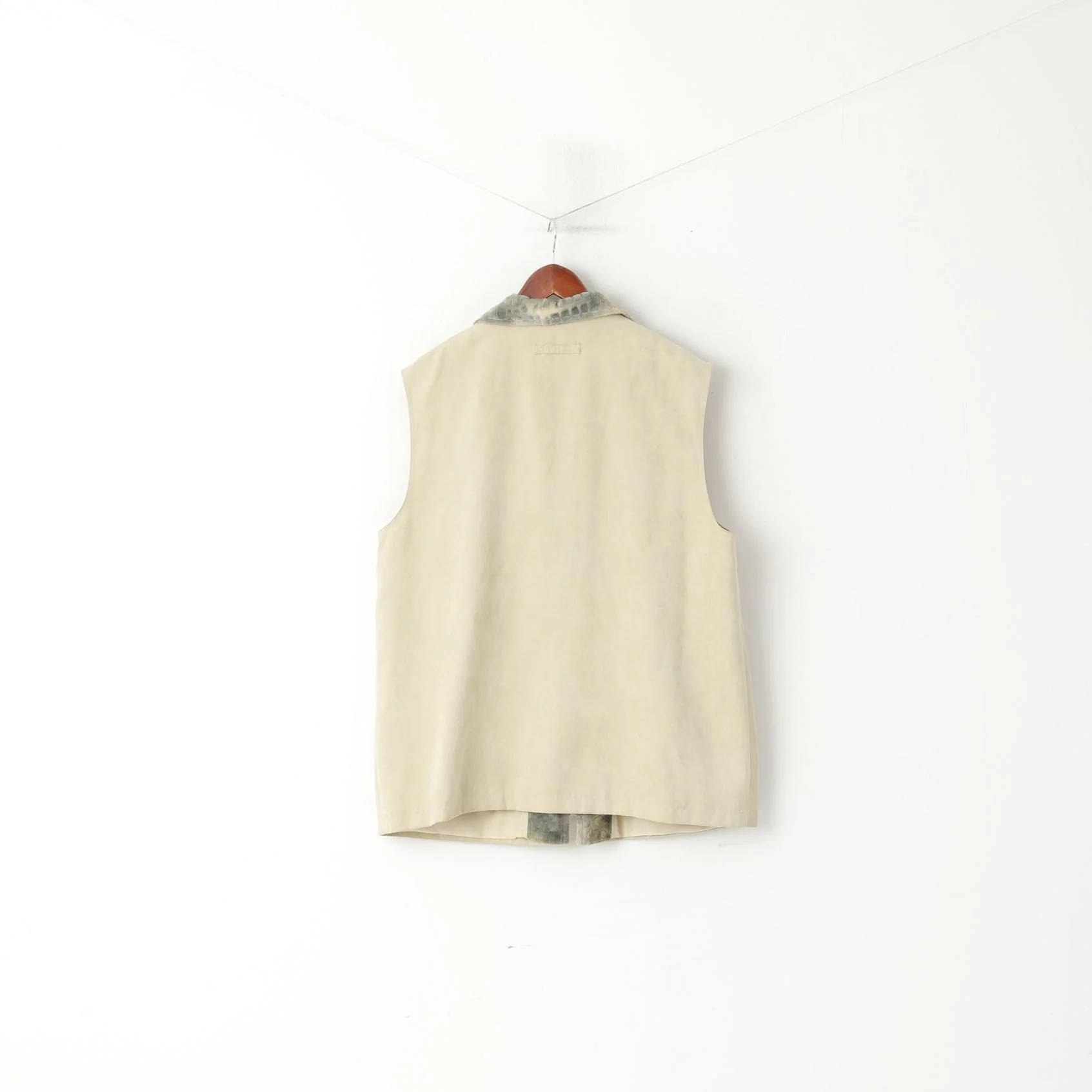 Gelco Women 20 50 XXL Vest Beige Full Zipper Bodywarmer Classic Top - Image 5