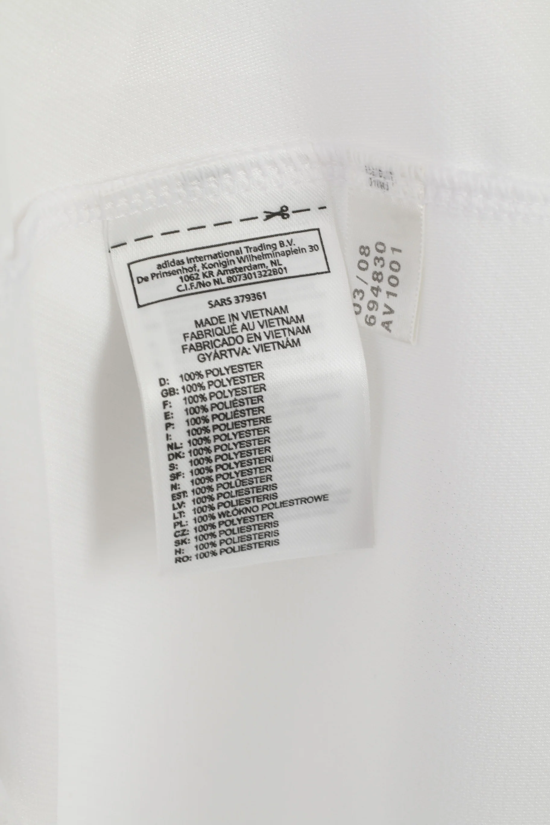 Adidas Men XXL Shirt White 1. FCN Nurnberg Vintage Team Singned Football Jersey - Image 5