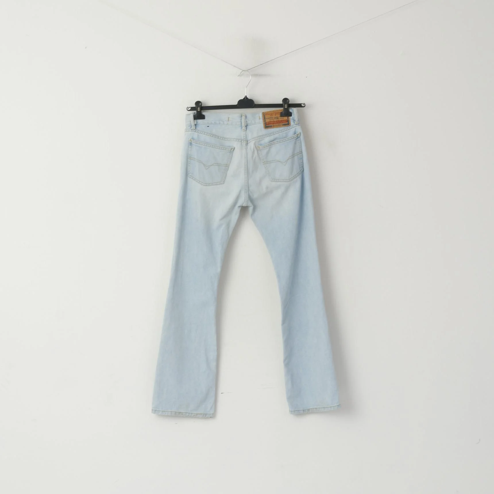 Diesel Industry Women 29 Jeans Trousers Light Blue Cotton Denim Made in Italy Pants - Image 6