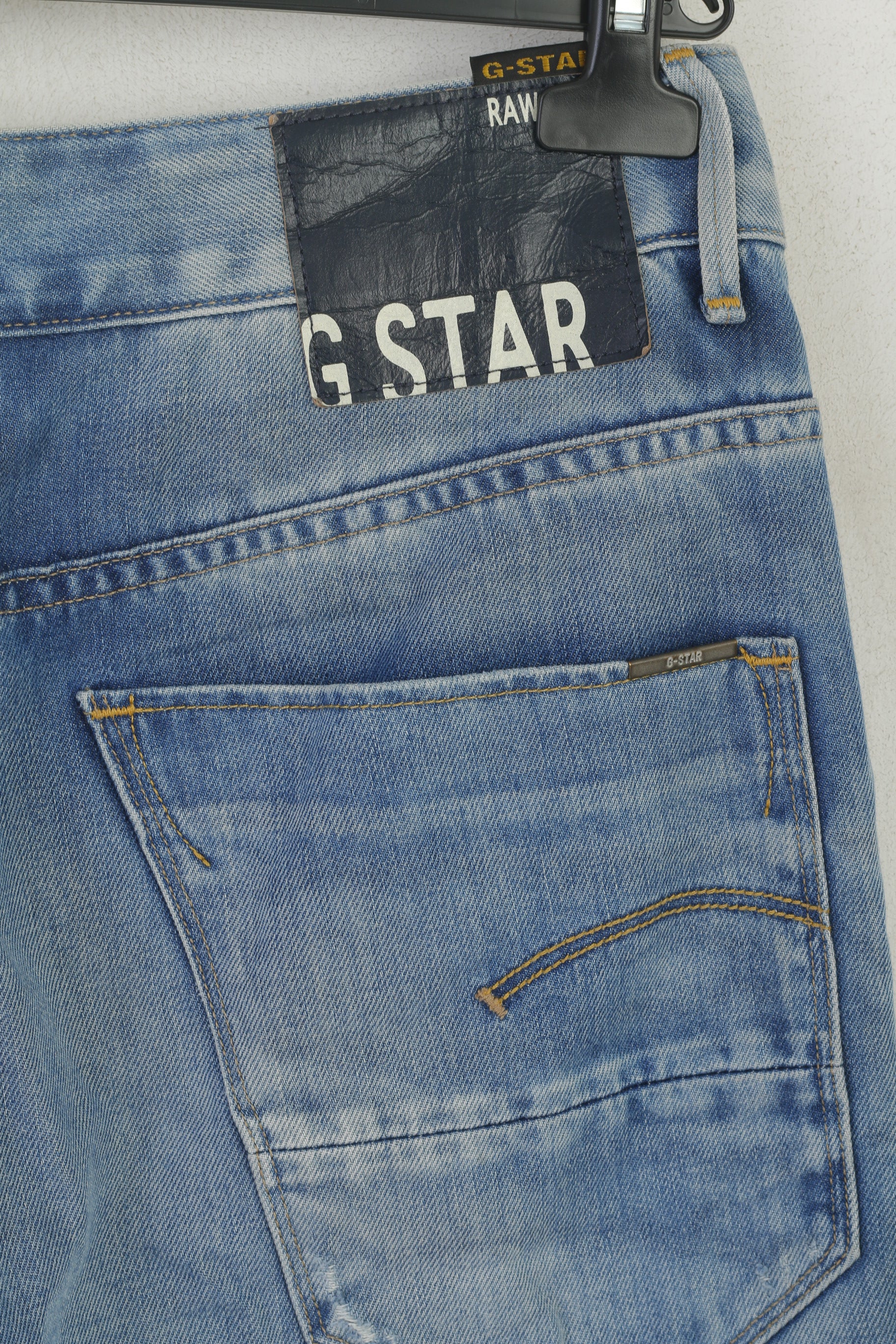 G-Star Raw Women 30 Jeans Trousers Blue Cotton Loose Tapered Denim Pants - Image 5