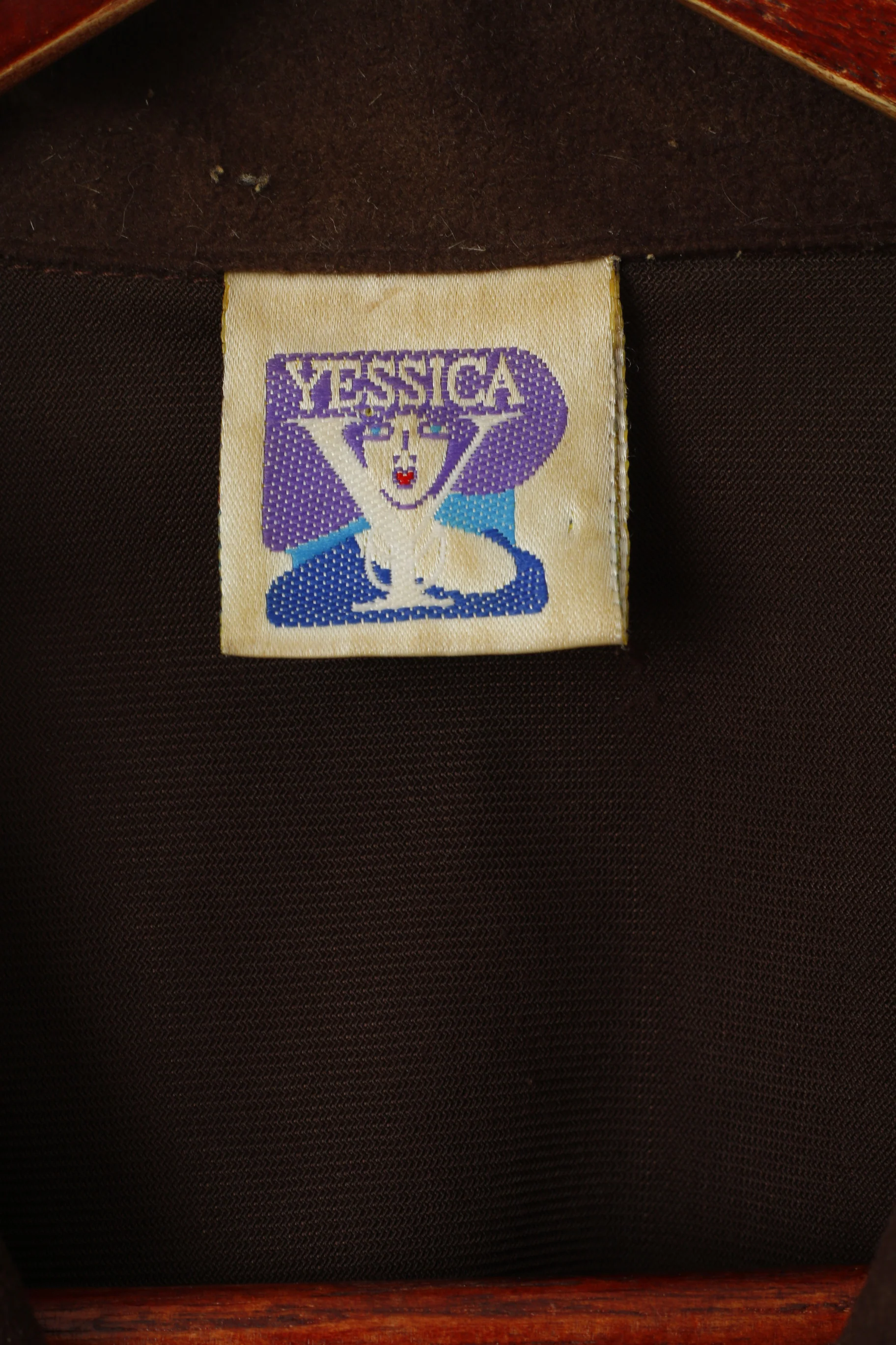 C&A Yessica Women 18 44 XL Casual Shirt BrownCountry Long Sleeve Vintage Top - Image 4