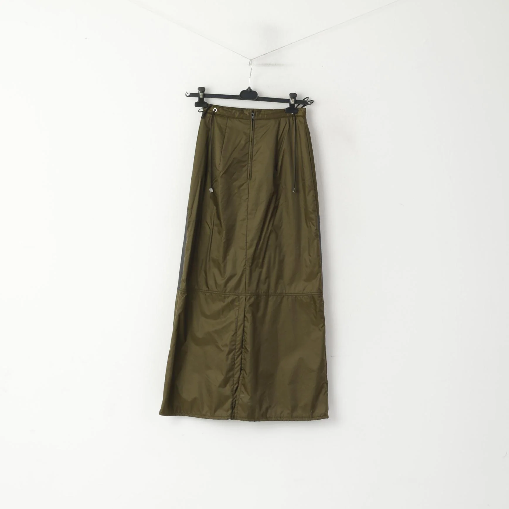 Nienhaus & Lotz  Womens 36 10 S Jacket And Skirt Set Khaki Viscose Nylon Sport - Image 7