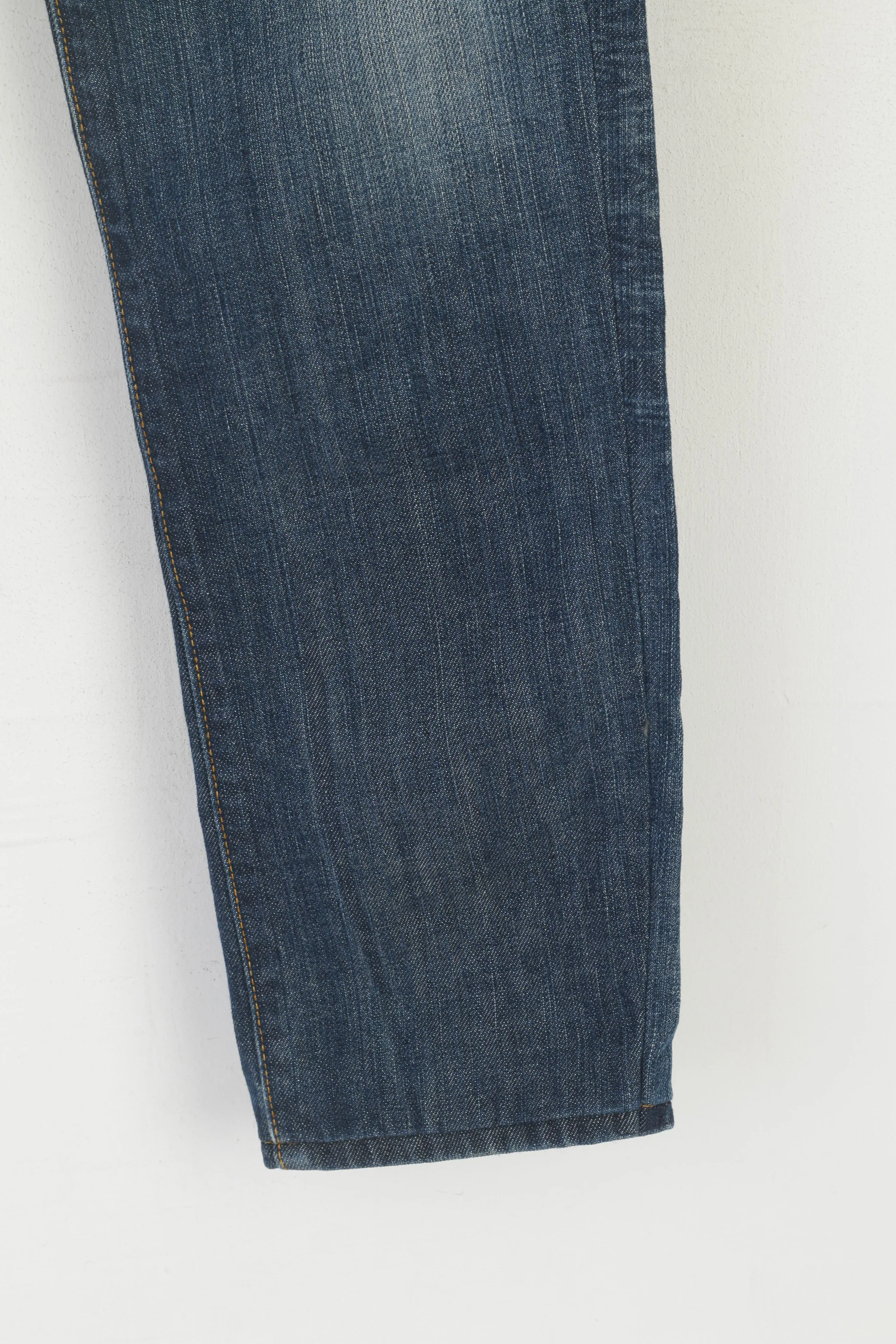 Levi's 501 Women 30 Jeans Trousers Blue Denim Straight Leg Button Fly Pants - Image 3