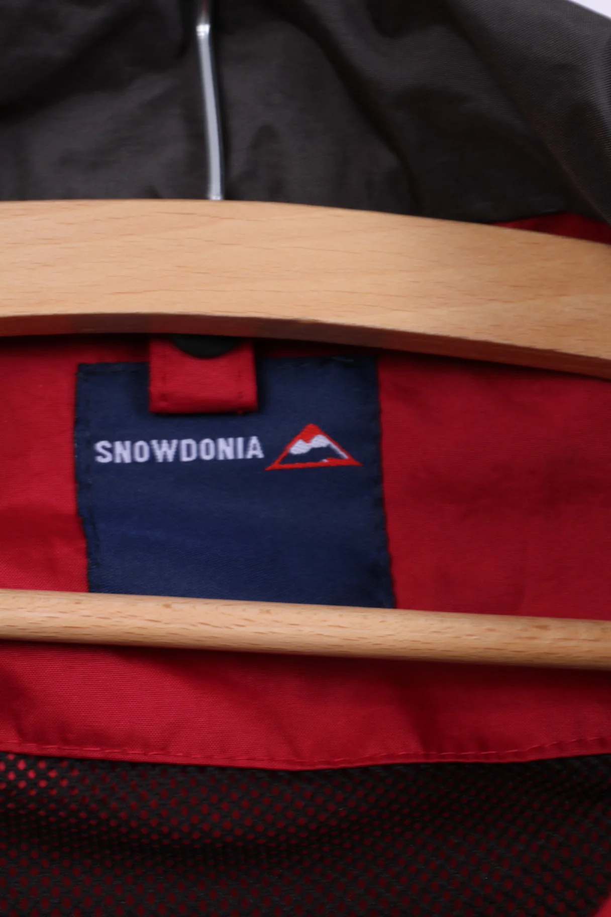 Snowdonia Mens L Jacket Red Outdoor Full Zipper Hiking Mountain Top - Image 5