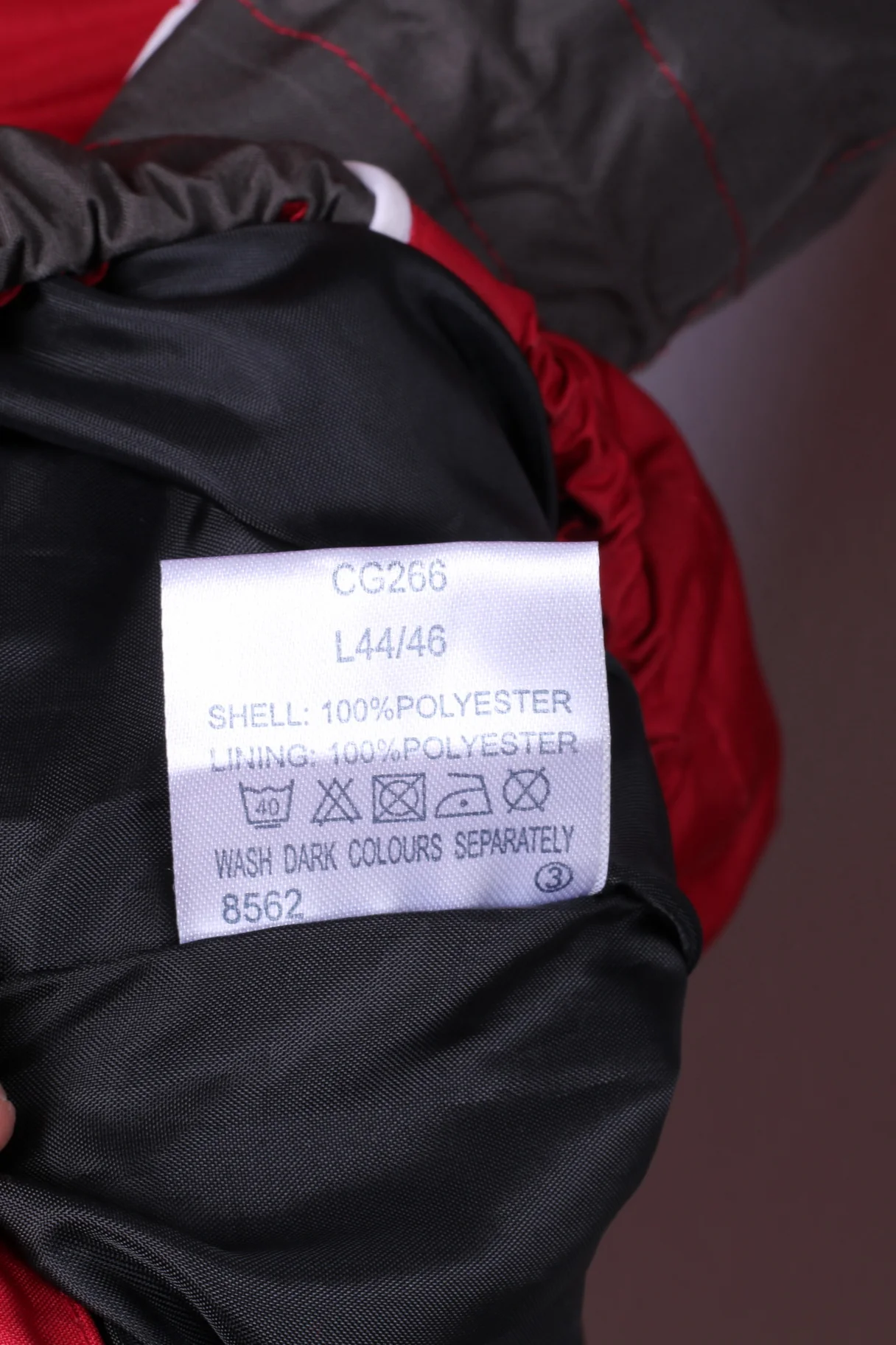 Snowdonia Mens L Jacket Red Outdoor Full Zipper Hiking Mountain Top - Image 6