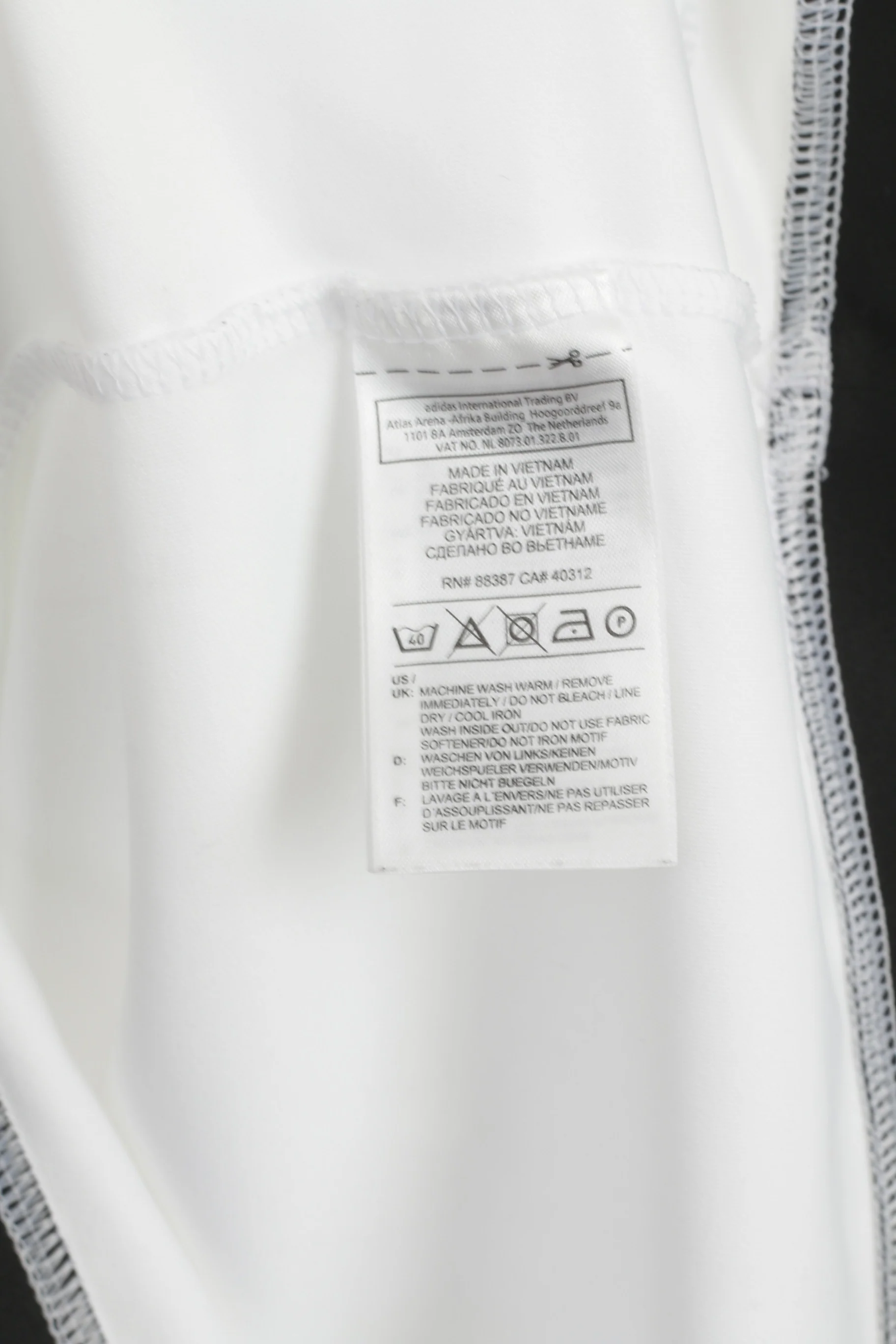 Adidas Men M Shirt White Climalite Sport Maker Sportswear 3 Stripe Jersey Top - Image 6
