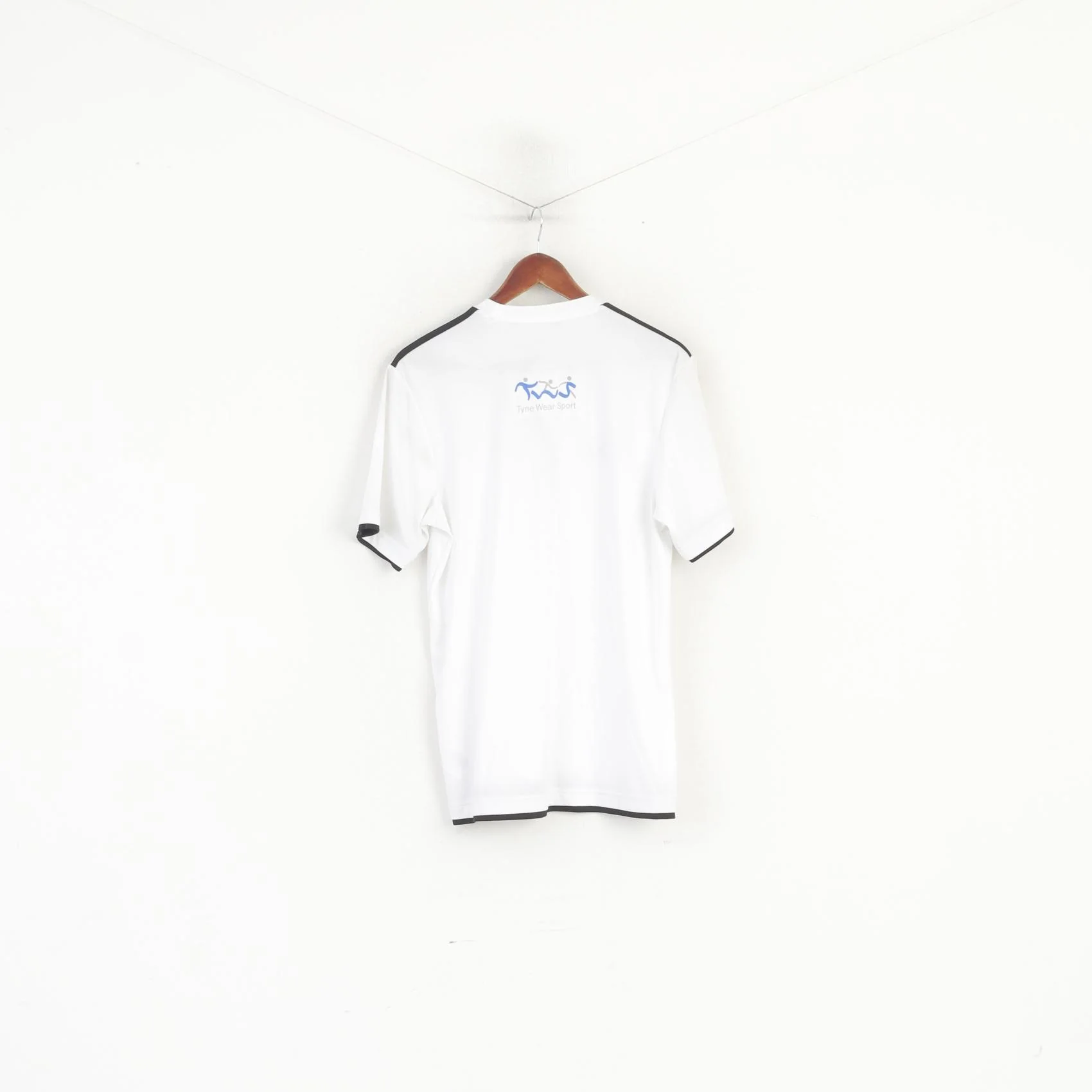 Adidas Men M Shirt White Climalite Sport Maker Sportswear 3 Stripe Jersey Top - Image 7