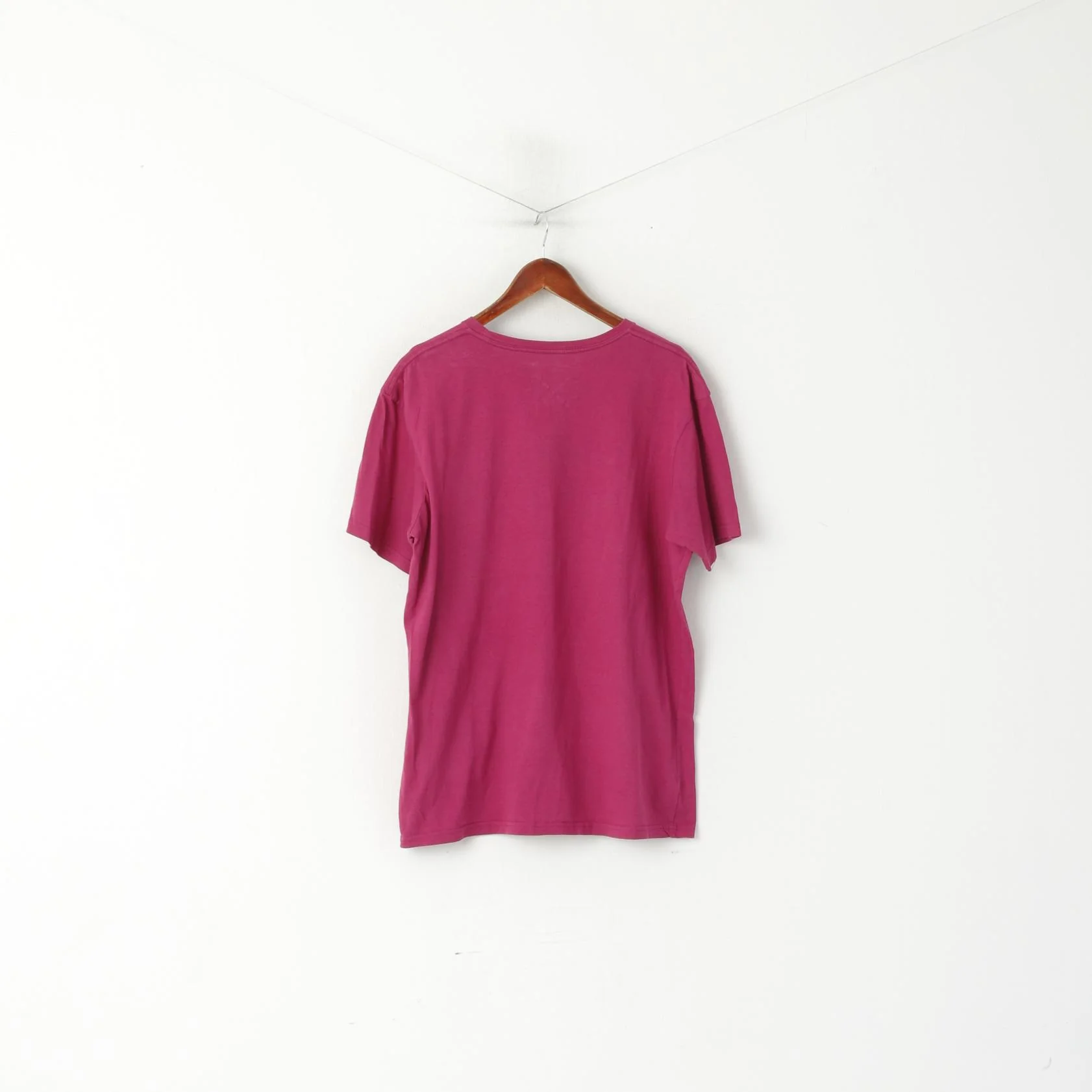 Quiksilver Mes XL T- Shirt Maroon Cotton Graphic Crew Neck Summer - Image 5