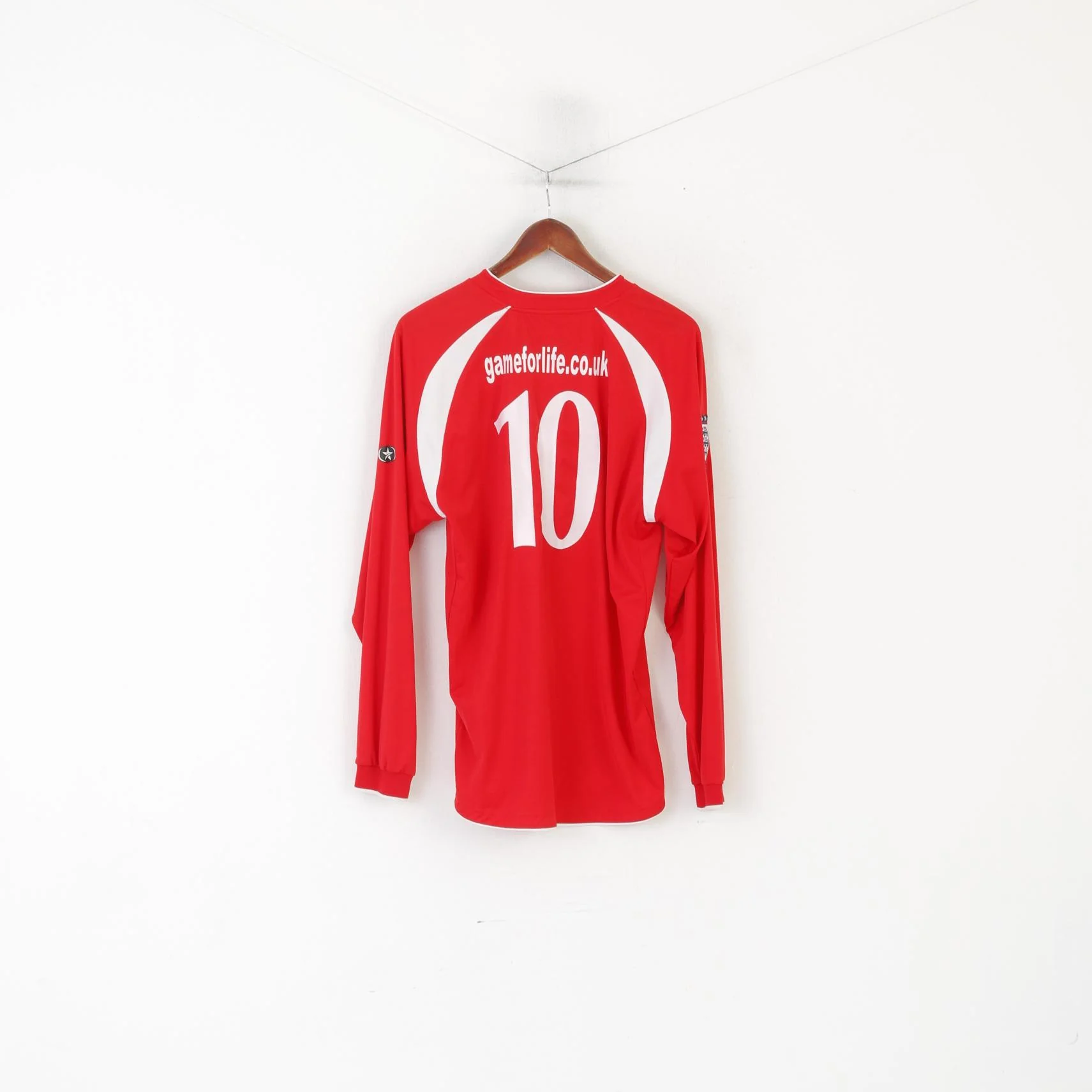 Prostar STFC Men L Long Sleeved Shirt Red England Swindon Town Football Club Jersey - Image 7