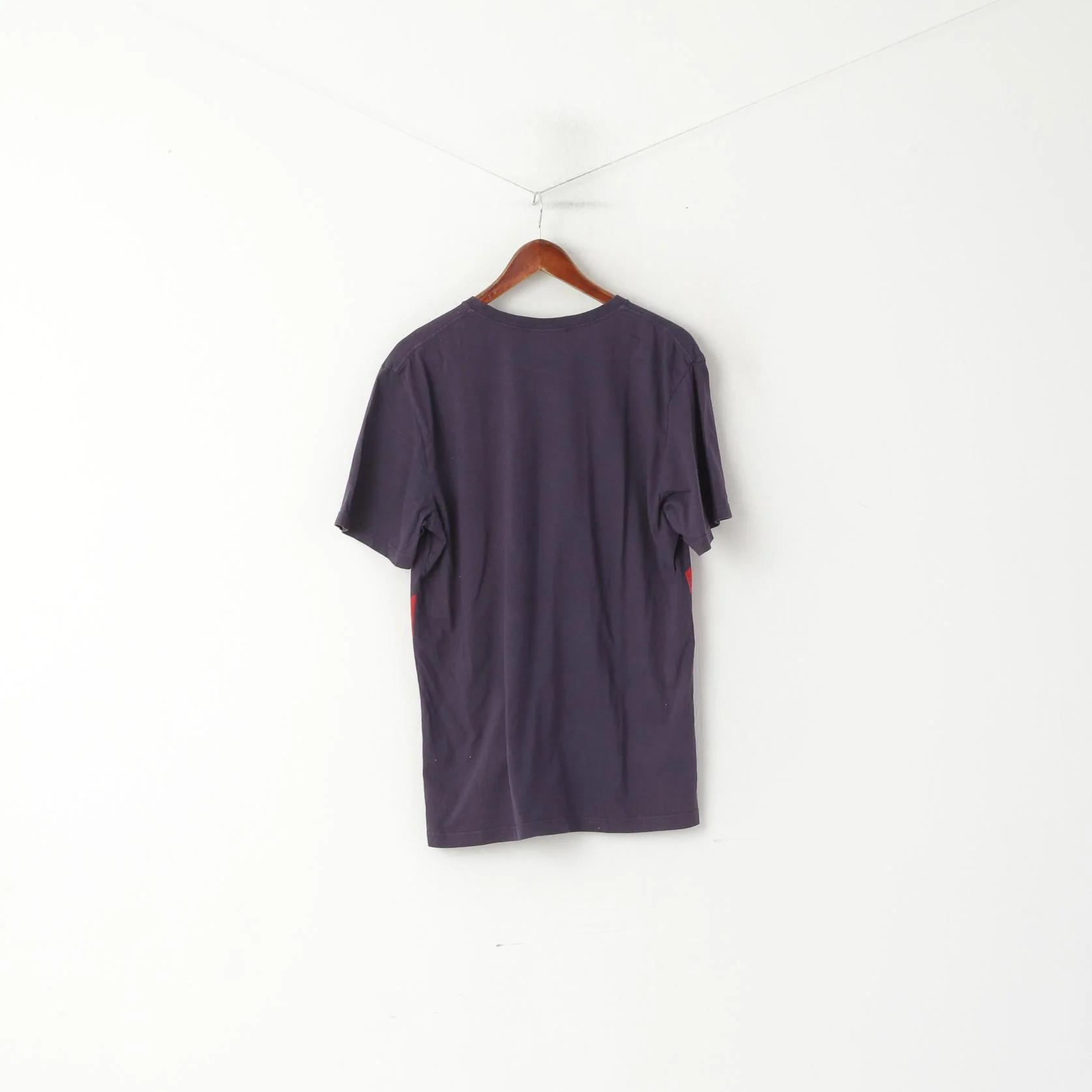 Liverpoll Football Club Men L T- Shirt Purple Cotton LFC Crew Neck Top - Image 5