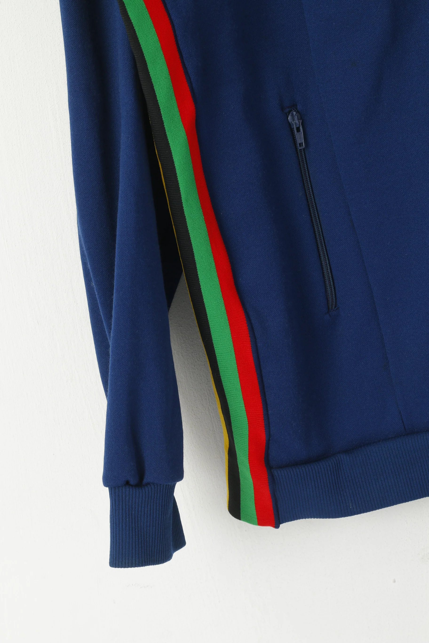 Dfu Sport Norsk Men 52 M Sweatshirt Navy Vintage Olympics Full Zip Sportswear Track Top - Image 3