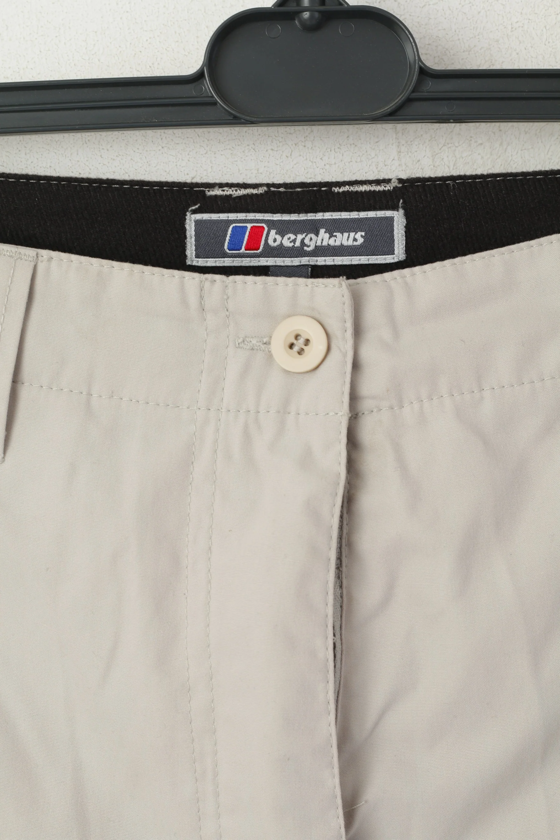 Berghaus Women 16 Trousers Beige Cotton Outdoor Combat Hiking Activewear Pants - Image 3