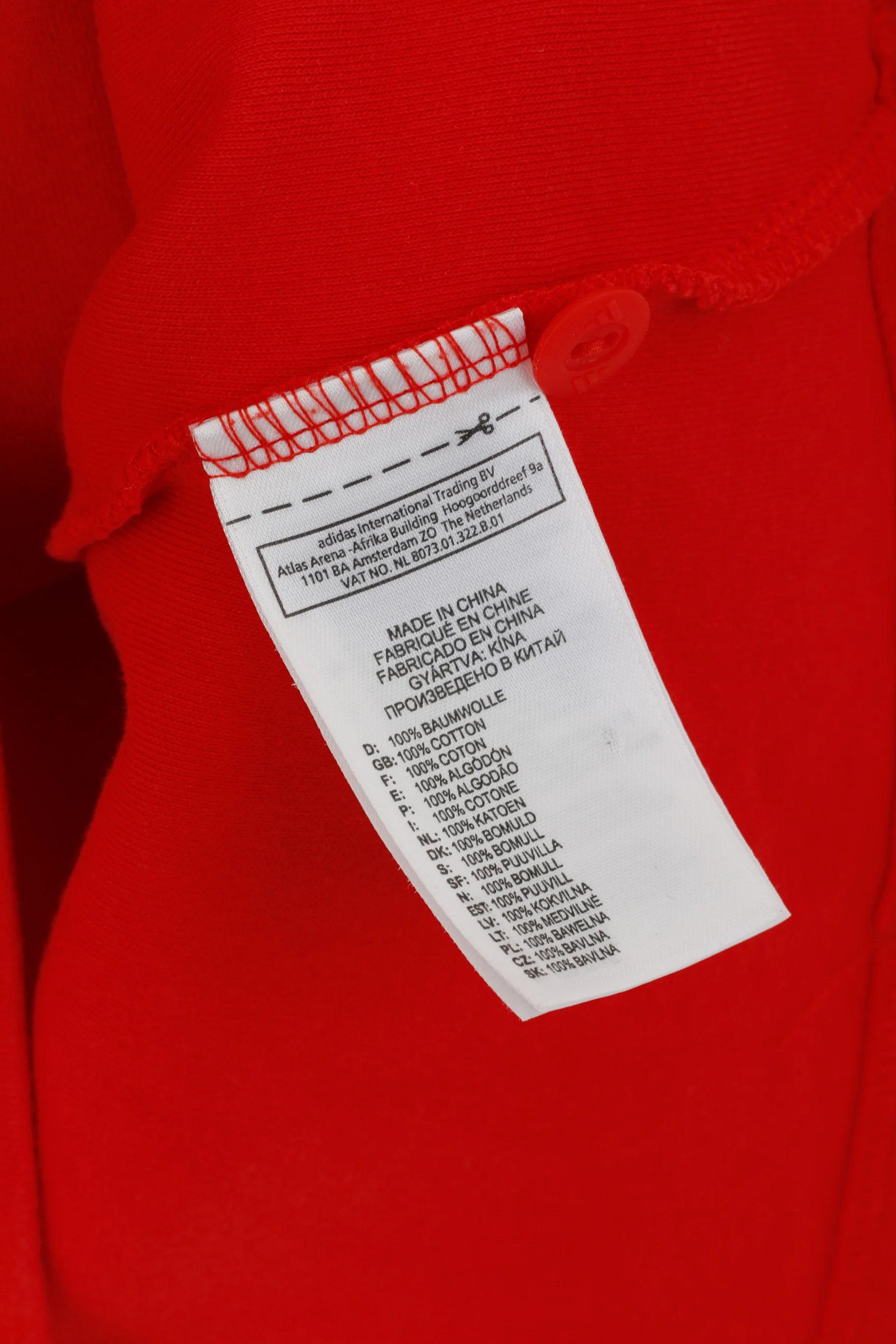 Adidas Women L Polo Shirt Red Cotton Munster Rugby Ireland Sportswear Top - Image 5