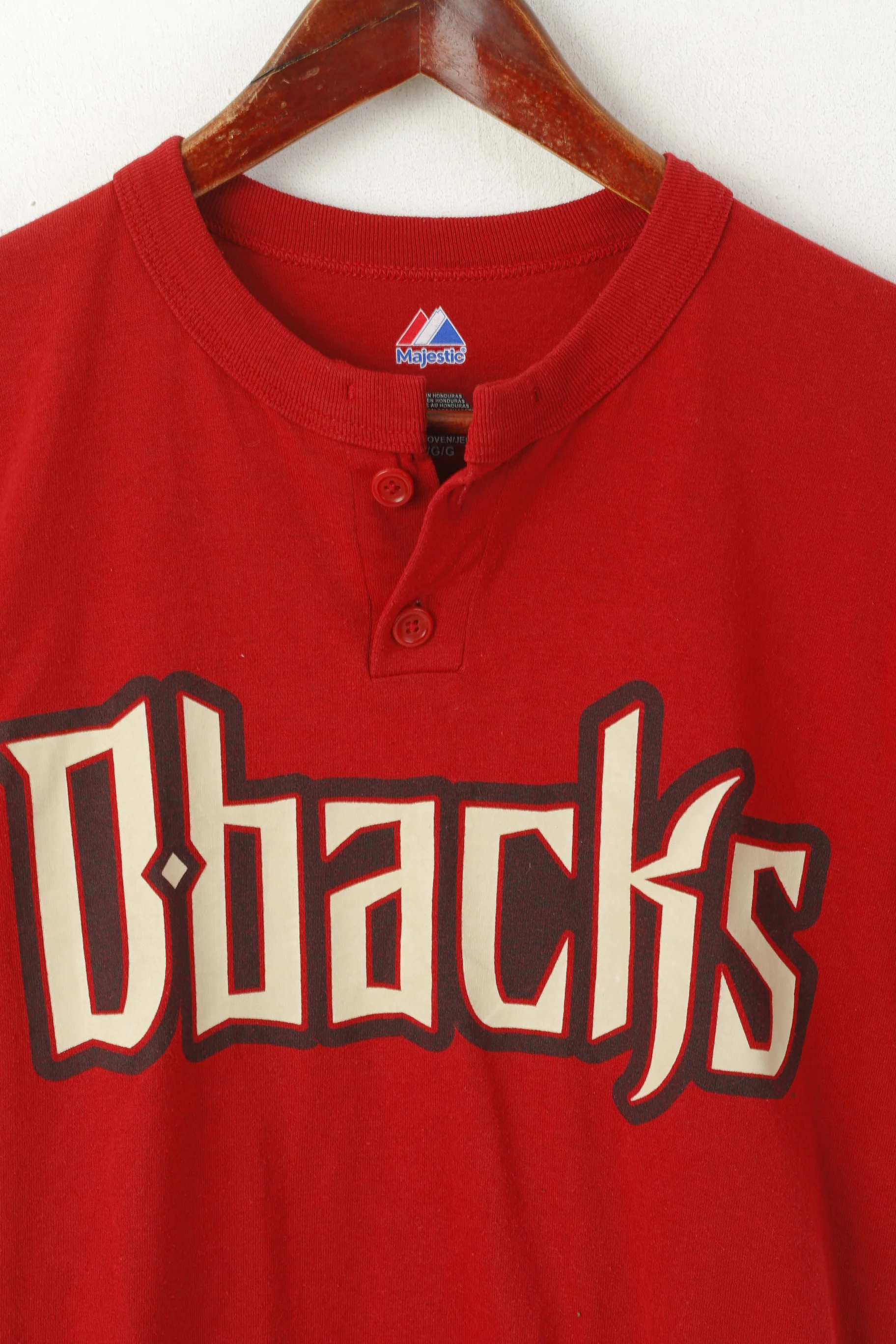 Majestic Boys L 10-12 Age Shirt Red D-backs Boys Baseball #10 Jarrett Top - Image 2