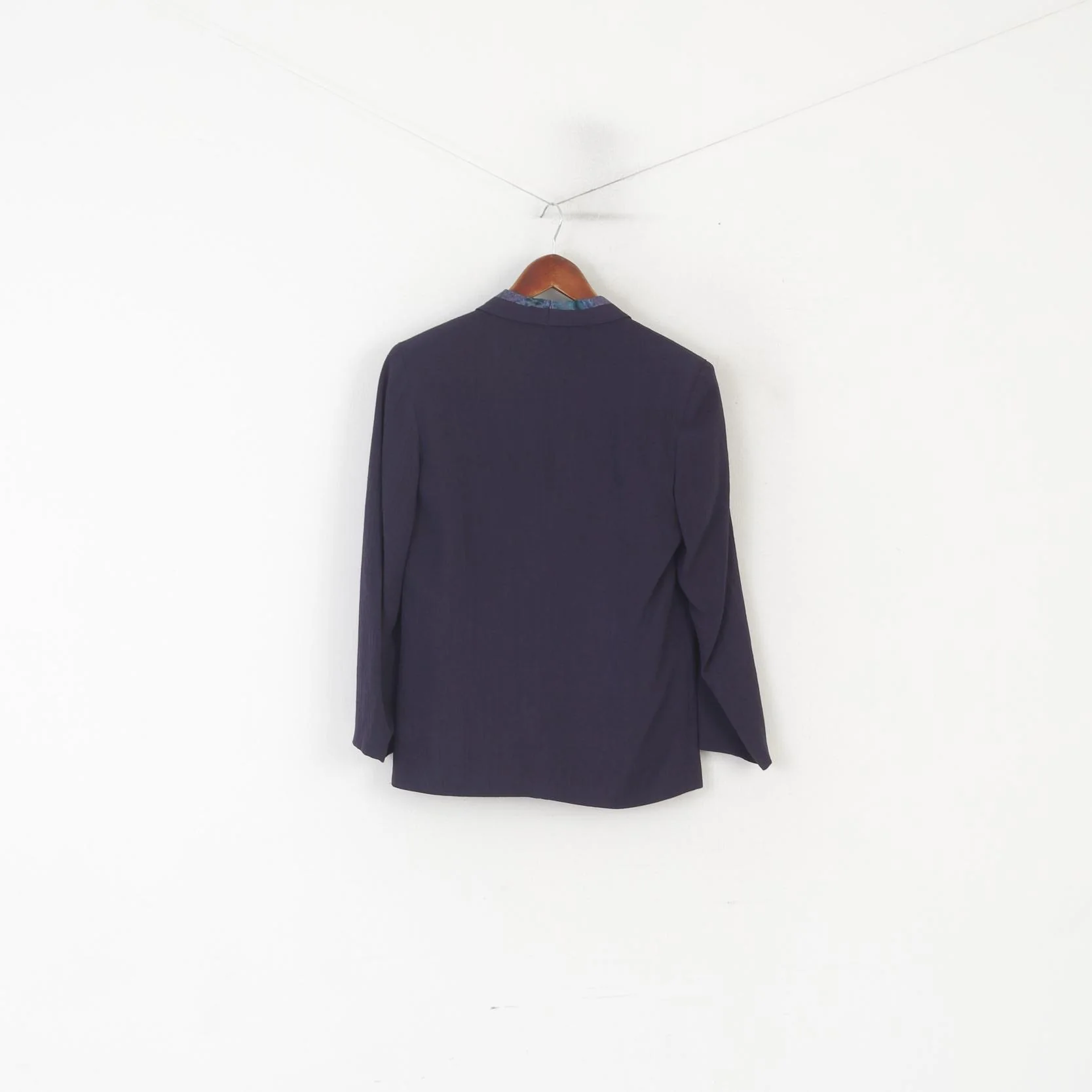 Vintage Boys 152 Blazer Purple Shiny Viscose Retro Disco Single Breasted Jacket - Image 6