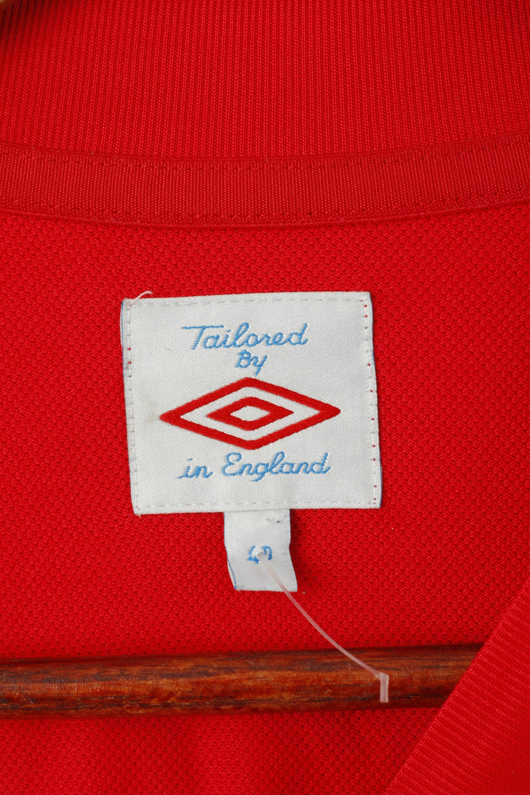 Umbro Men 40 M Shirt Red National England Team #10 Dixon Football Trikot jersey Top - Image 4